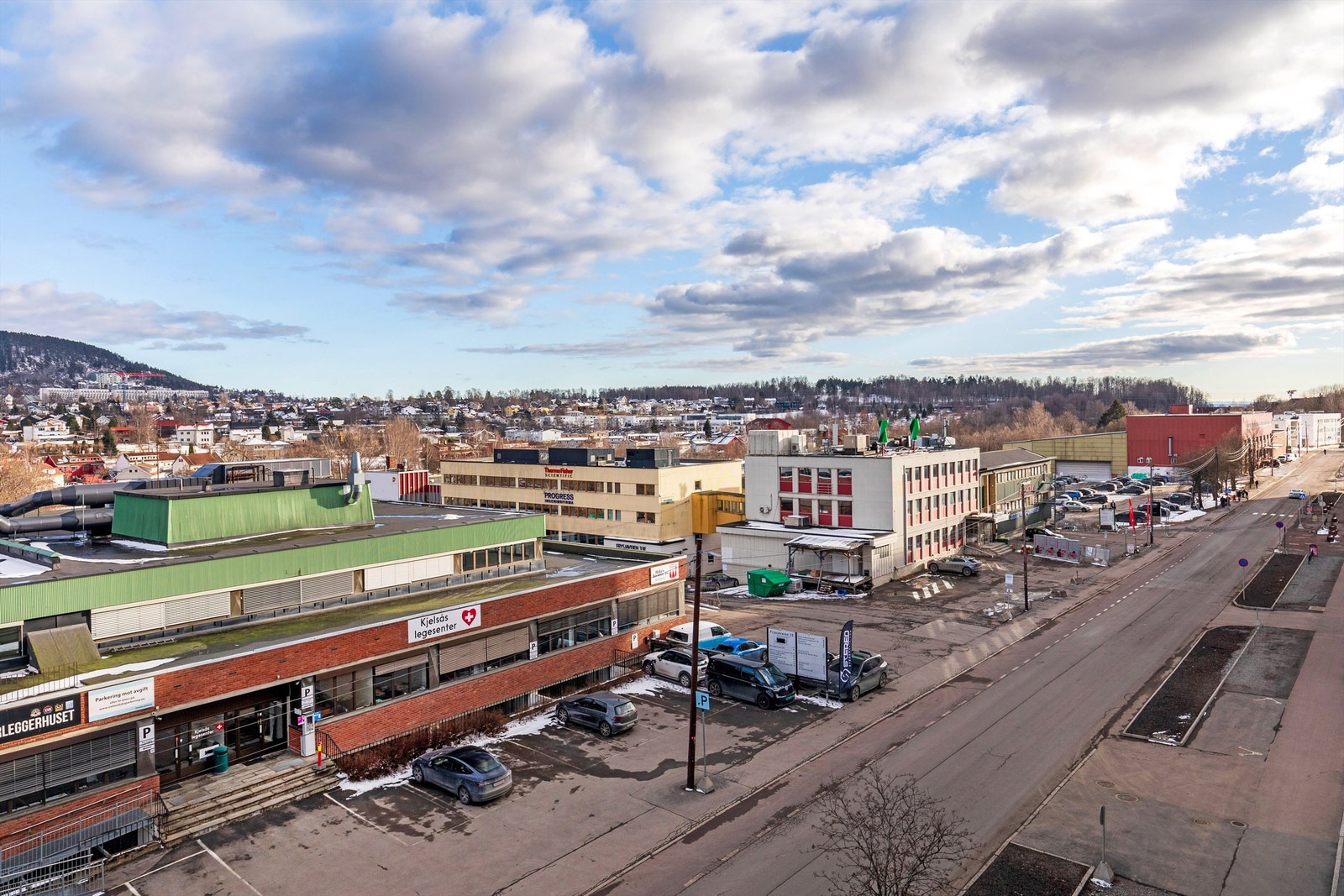 Utsikt fra felles takterrasse Galleribilde