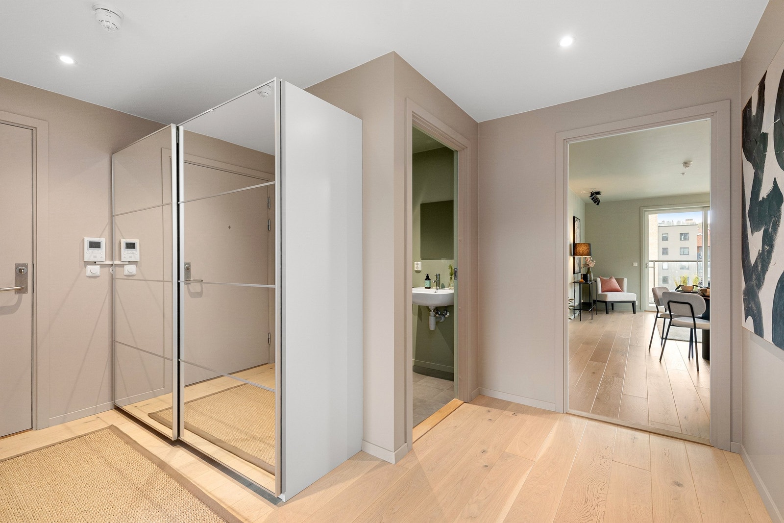 Dør til toalettrom Galleribilde