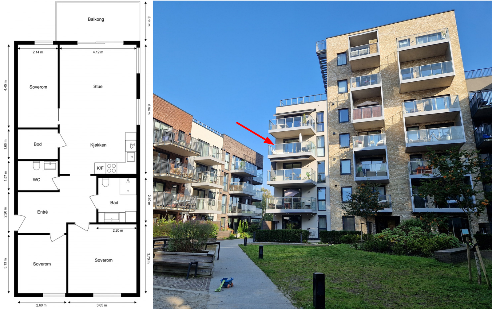 Flott intern beliggenhet Galleribilde