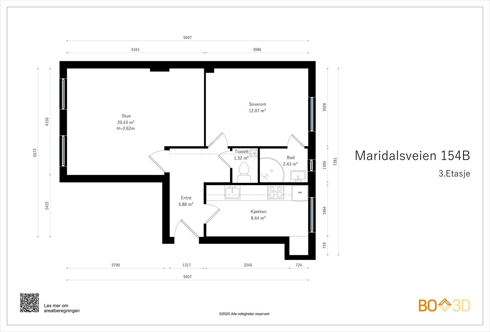 Plantegning Galleribilde