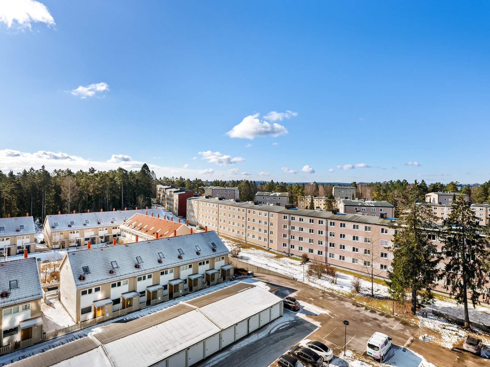 Utsikt fra balkongen Galleribilde