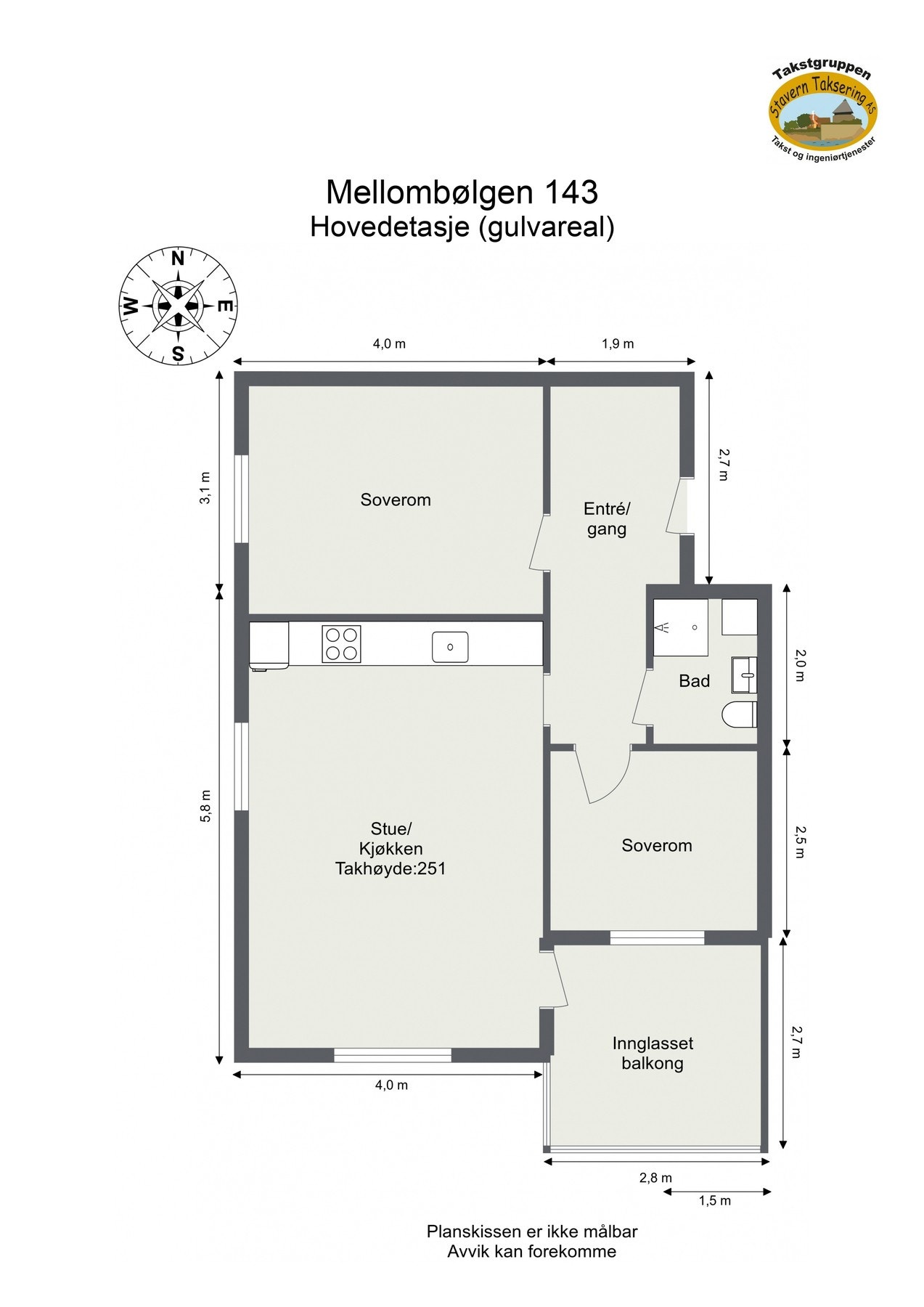 Plantegning Galleribilde