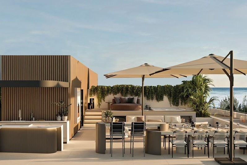 Takterrasse med Lounge & Bar Galleribilde