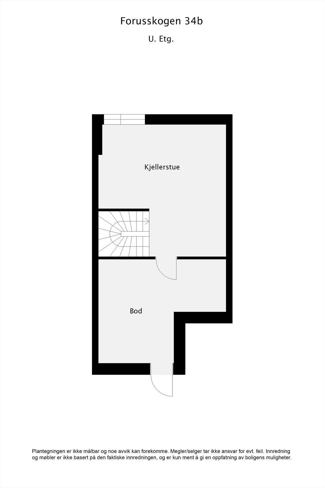 Plantegning kjeller Galleribilde