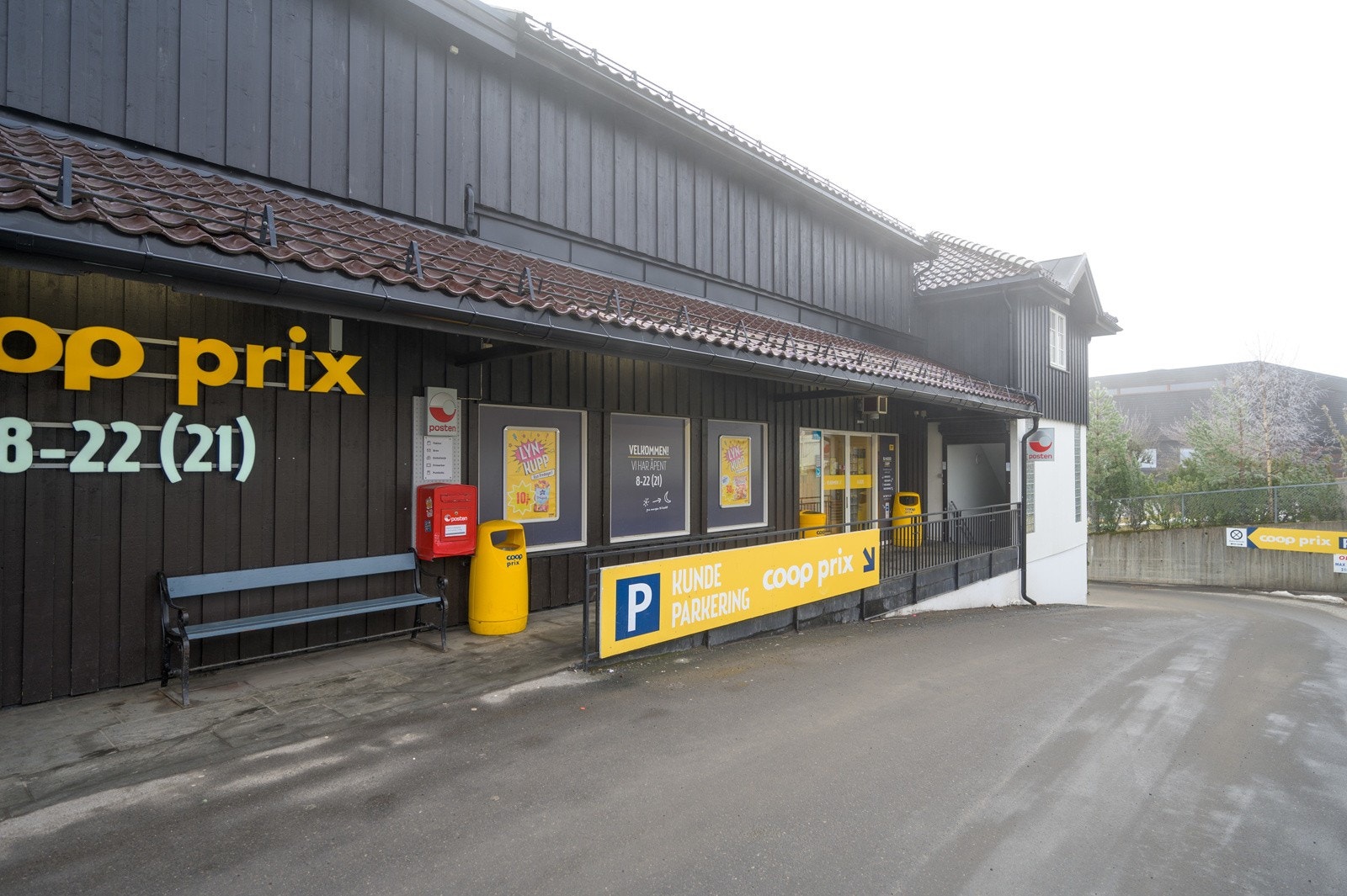 COOP Prix på Besserud er heller ikke lange turen unna. Galleribilde