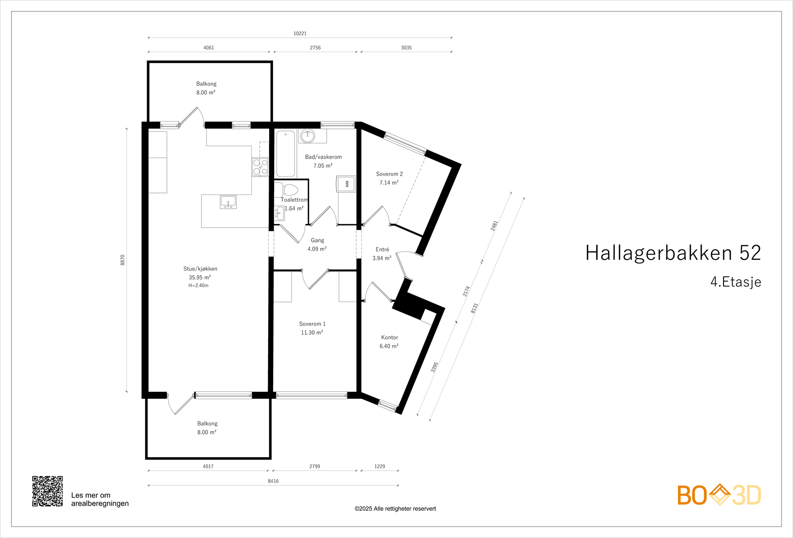 Plantegning Galleribilde