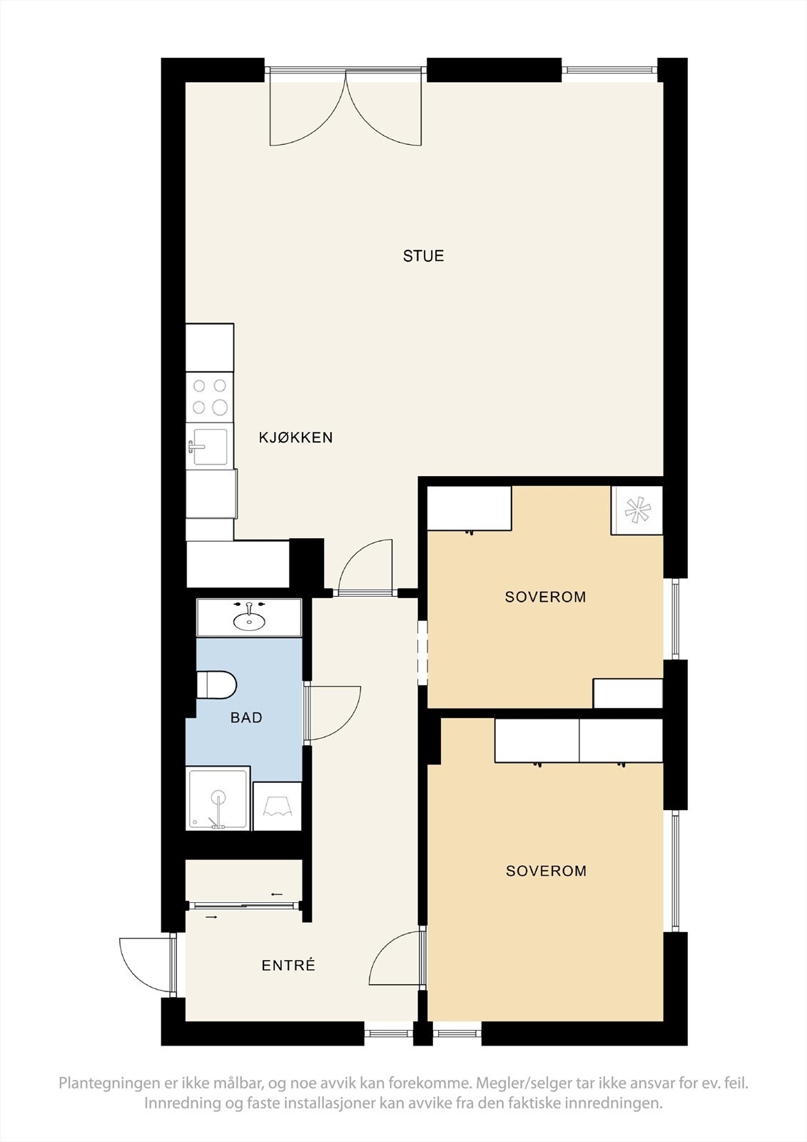 Plantegning Galleribilde