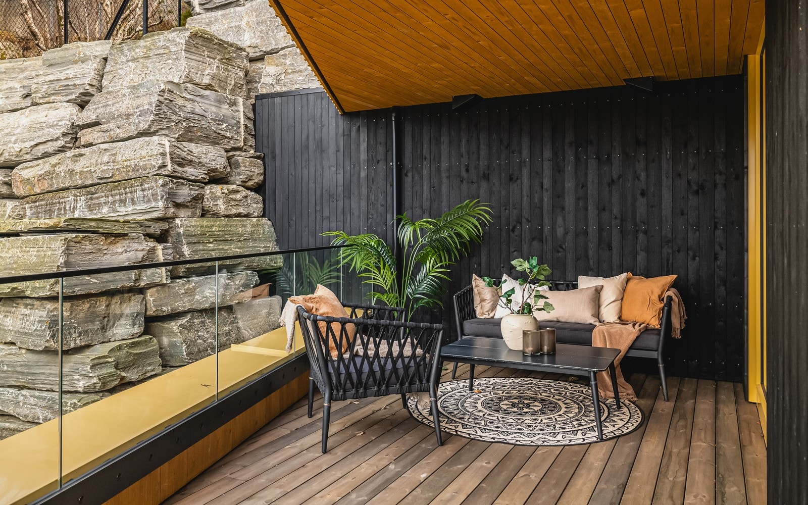 En koselig krok med god skjerming og nydelig utsikt. Galleribilde