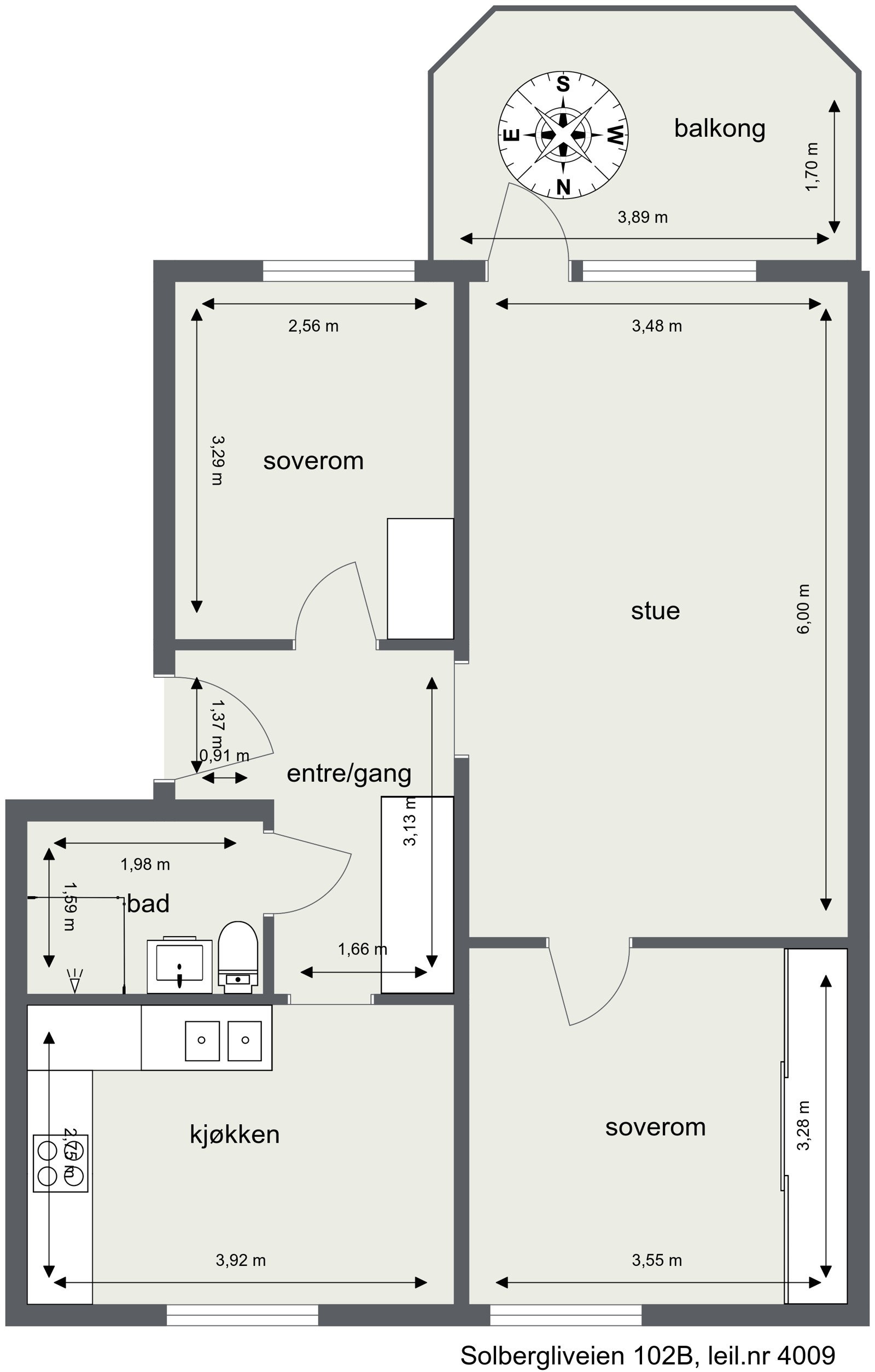 Plantegning Galleribilde