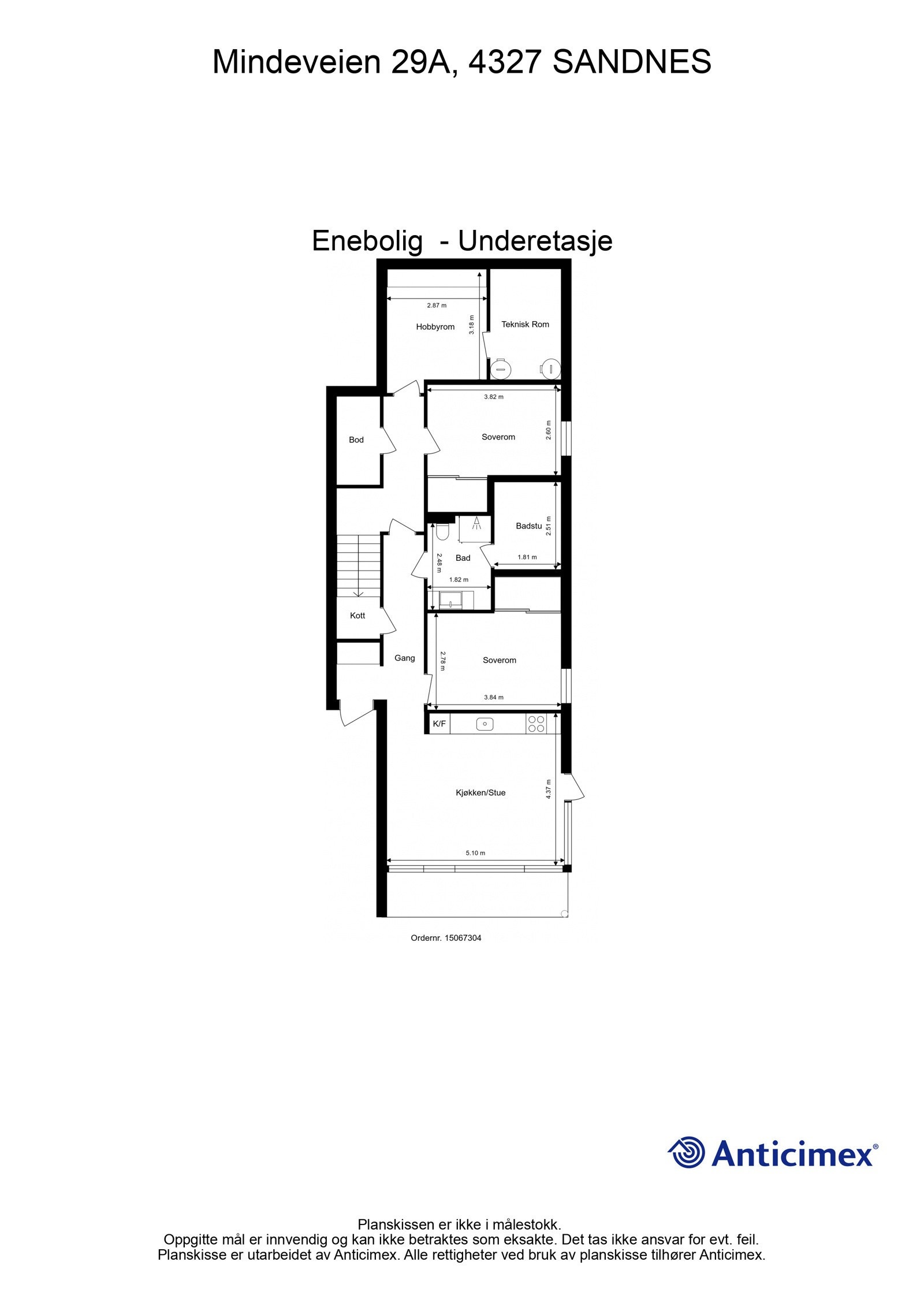 Plantegning - U.etg Galleribilde