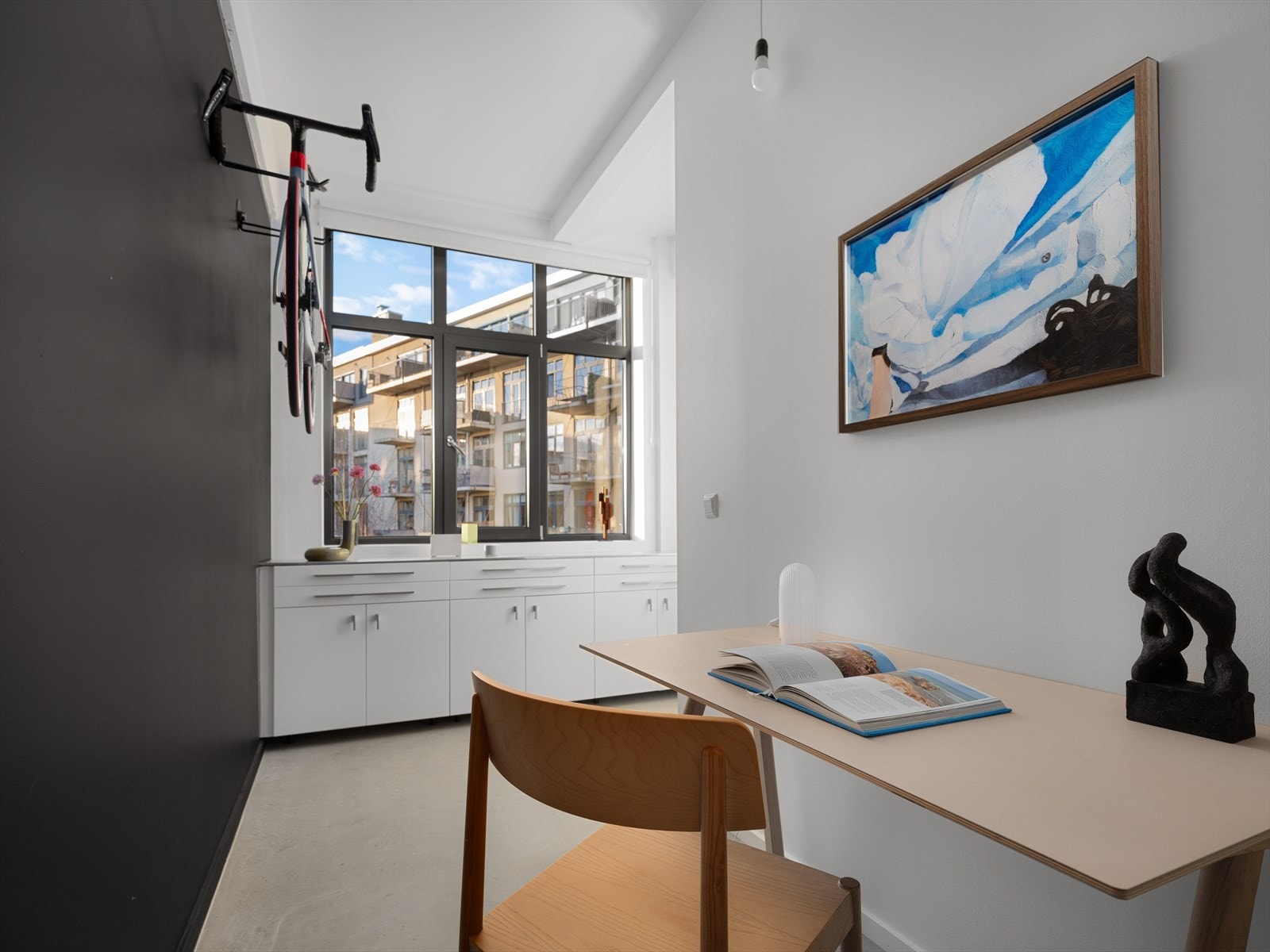 Dette rommet kan innredet etter behov. Hobbyrom, hjemmekontor, gjesterom eller barnerom. Du bestemmer! Galleribilde