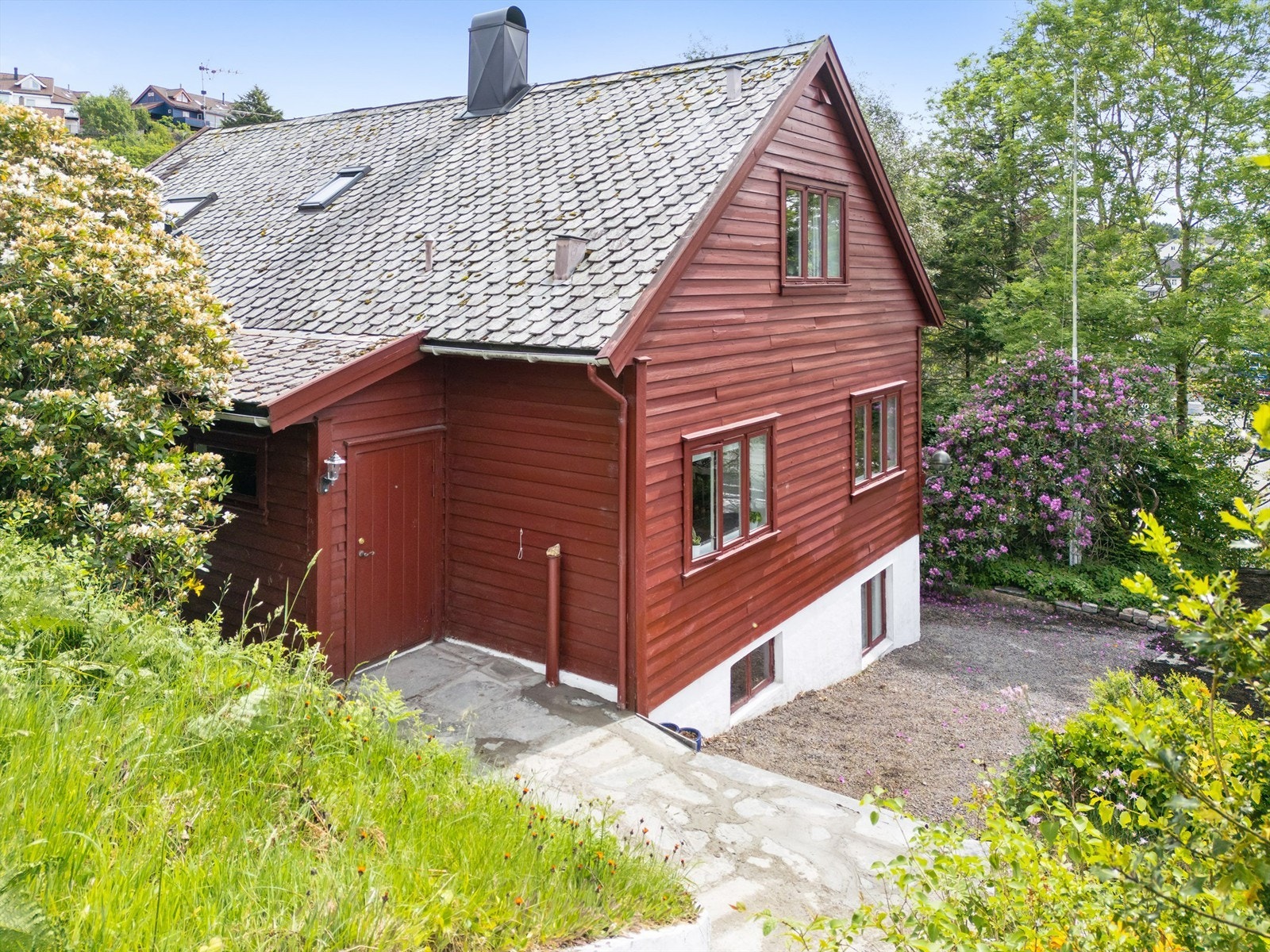 Inngangspartiet er påbygget i ettertid Galleribilde