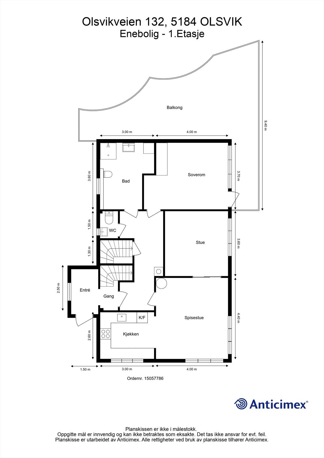 Plantegning etasje 14 Galleribilde