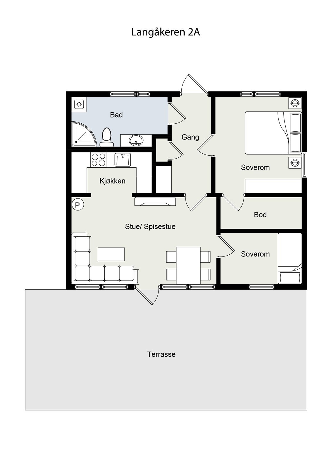 Plantegning Galleribilde
