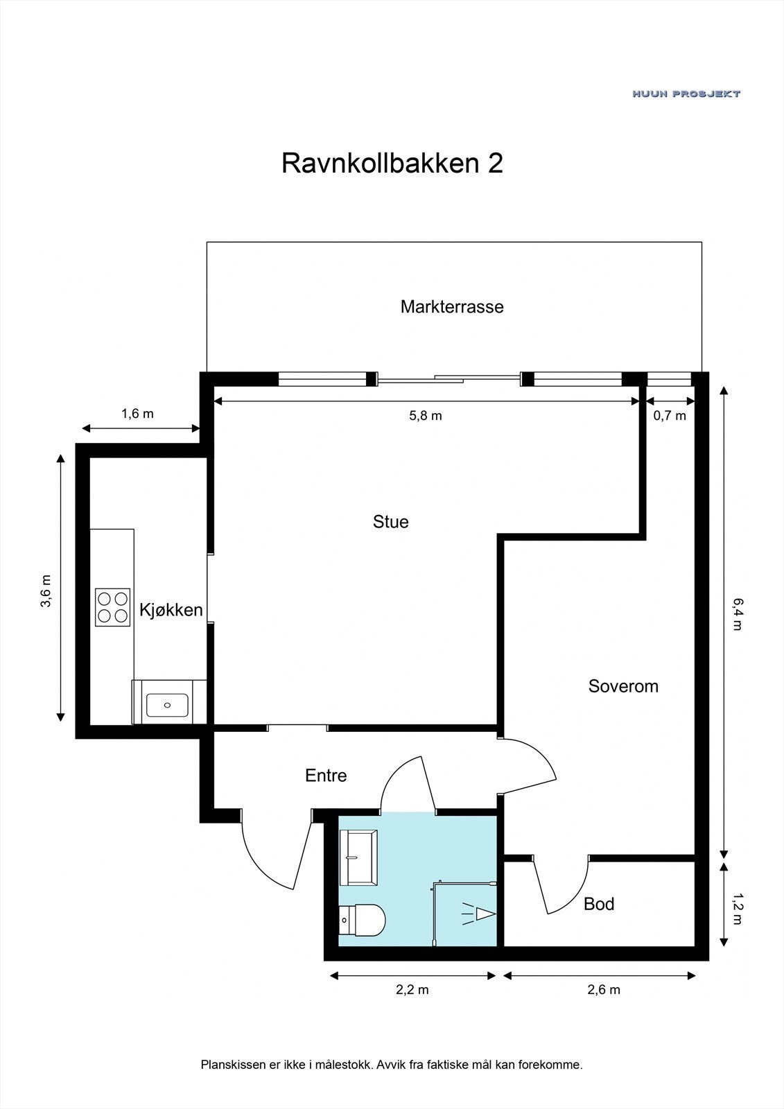 God og innholdsrik planløsning. Det er i tillegg en utebod. Galleribilde