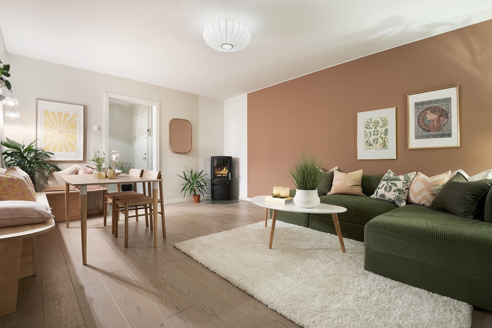 Koselig peis som kommer godt med på kalde vinterkvelder. Galleribilde