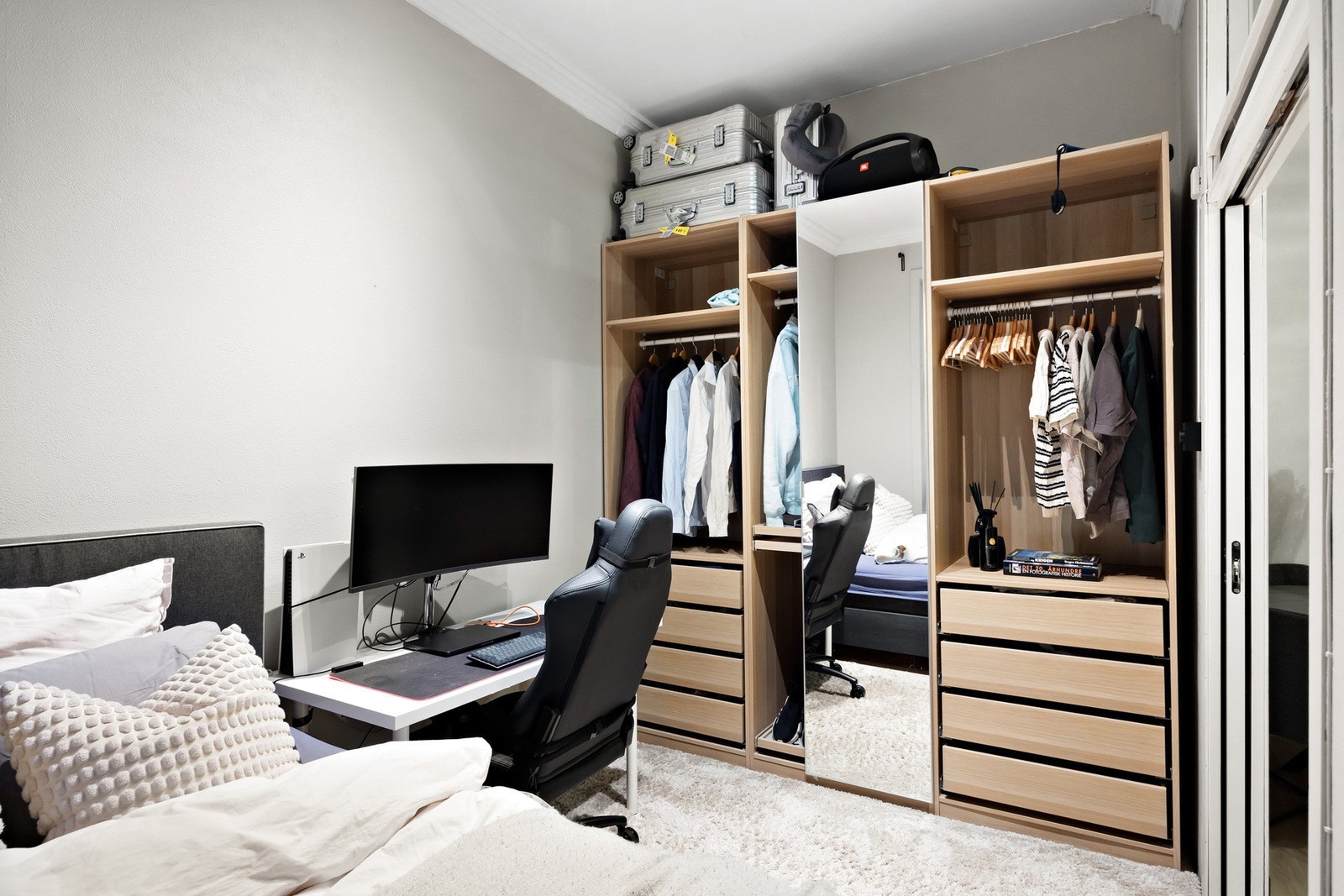 Soverommet kan benyttes som gjesterom, barnerom eller kontor. Galleribilde