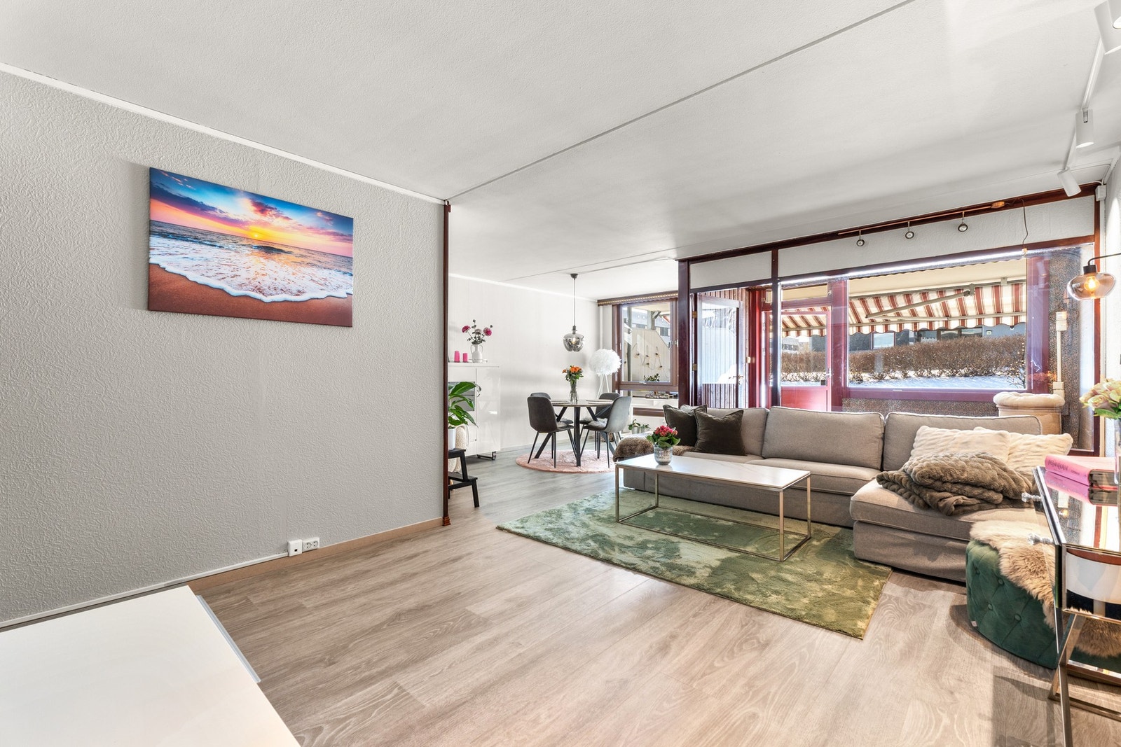 Lys og romslig 3-roms. Galleribilde
