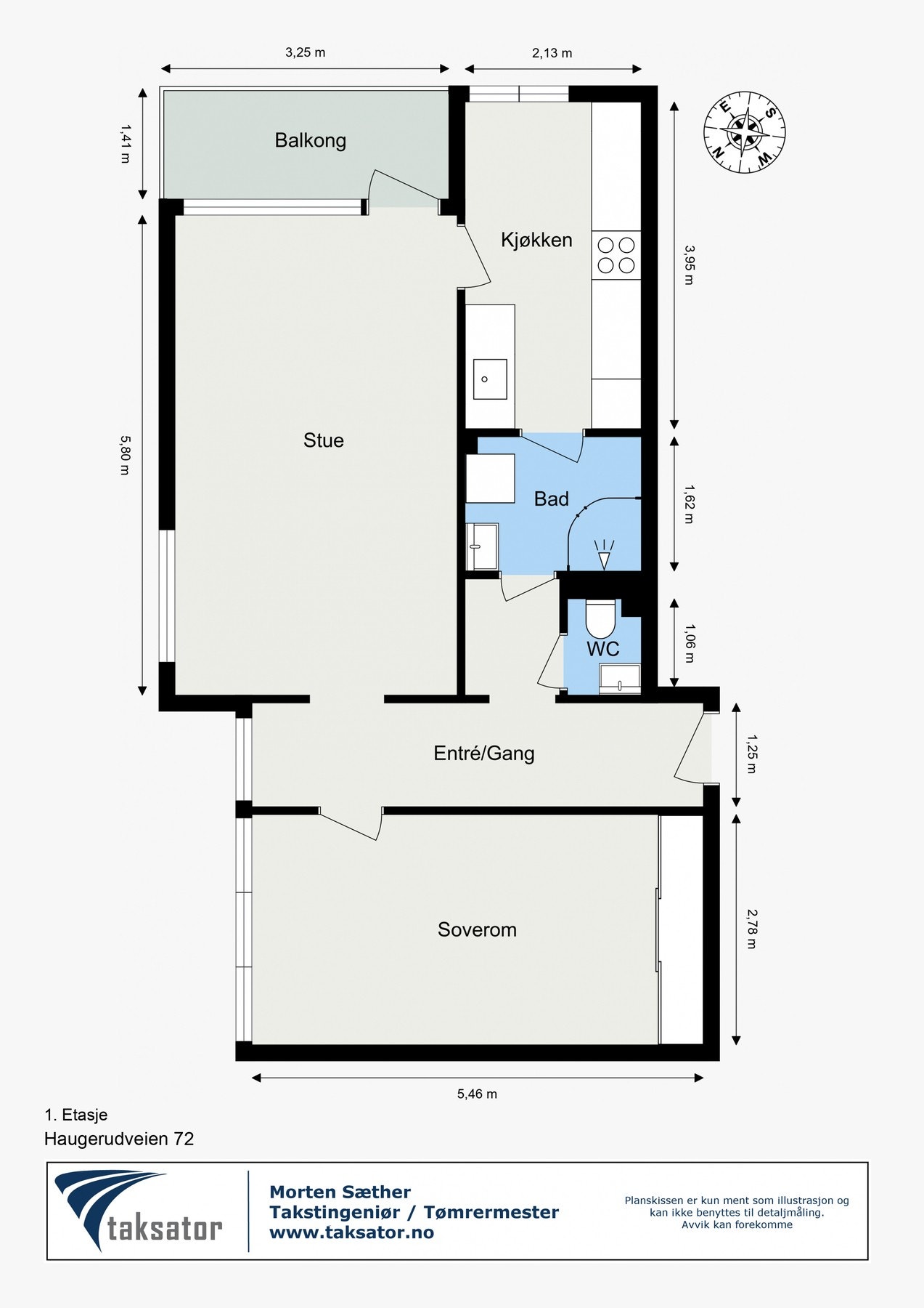 Plantegning Galleribilde
