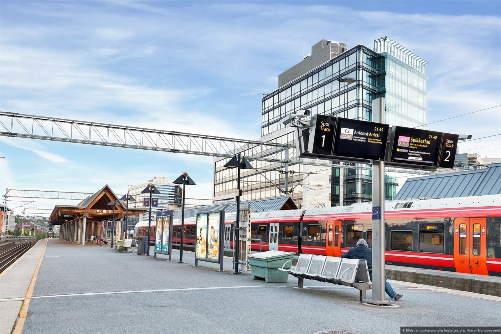 Skøyen togstasjon er 7 min gange fra leiligheten Galleribilde