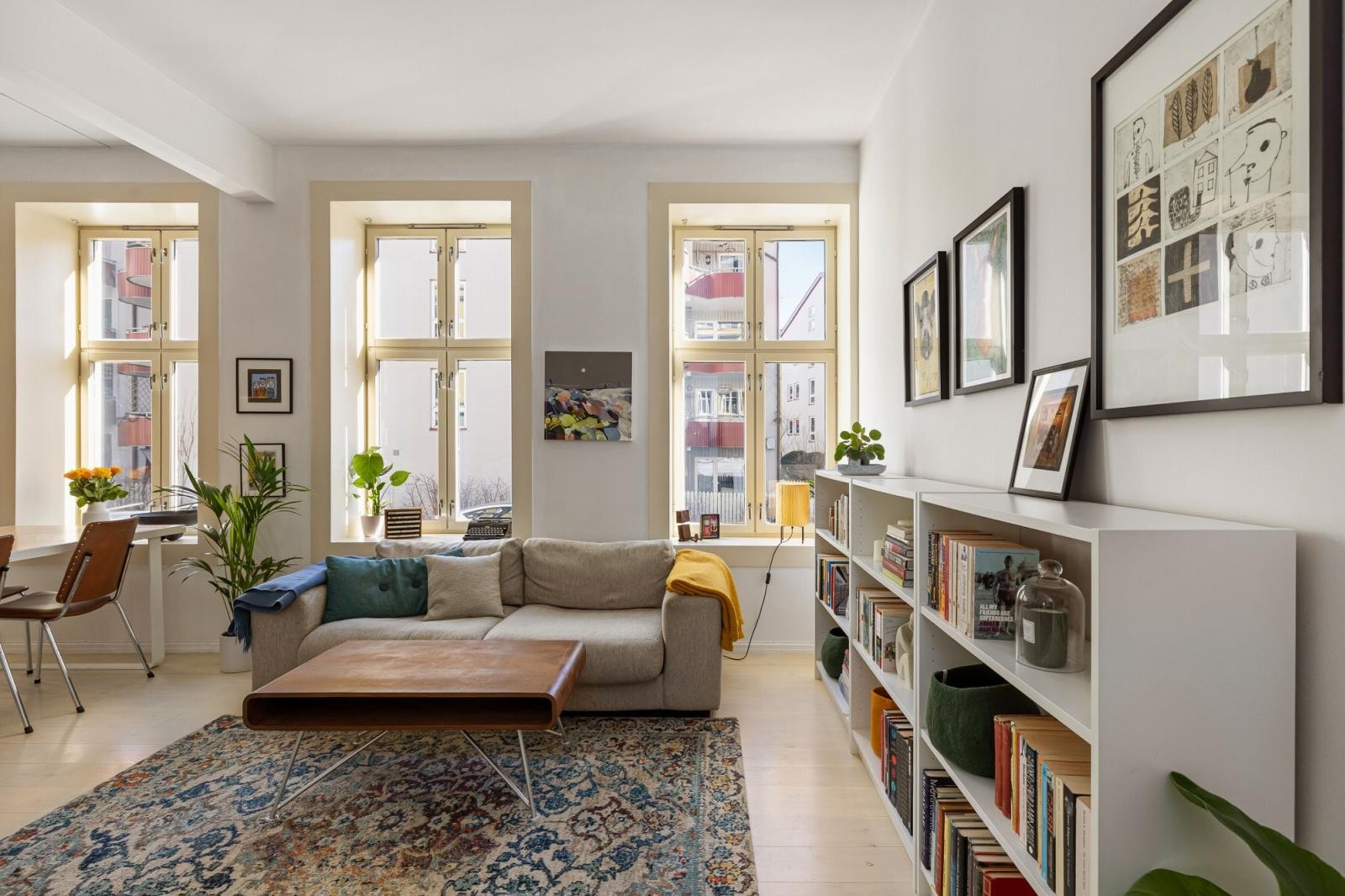 Her får du en bolig med en romslig og sosial planløsning. Galleribilde