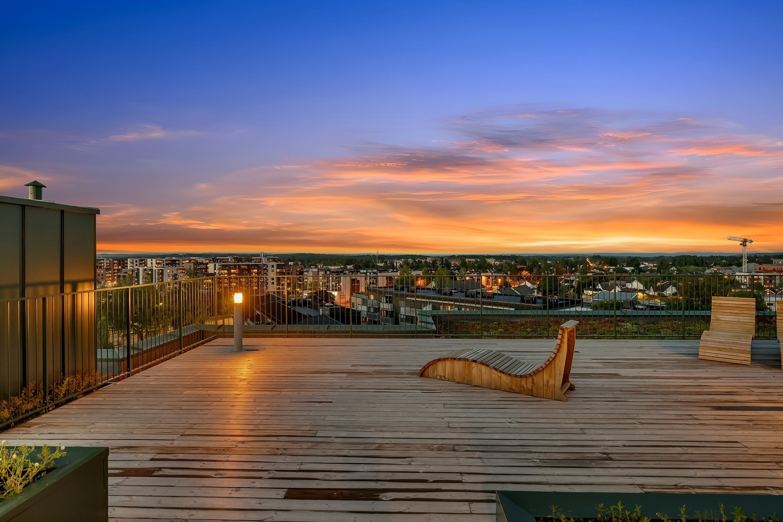 Her oppe kan du nyte utsikten over sentrum. Galleribilde