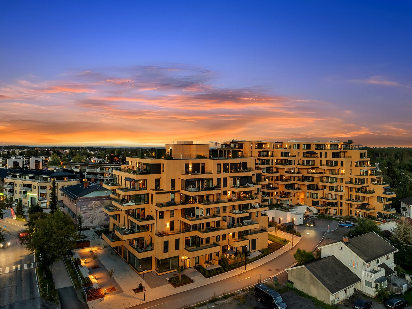 Kveldsbilde. Galleribilde