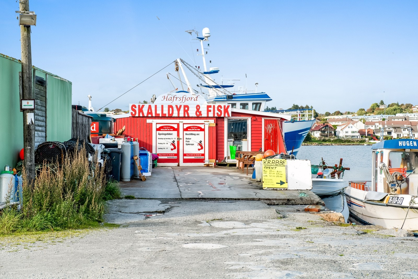 Fiskeutsalget ved Hafrsfjord bru. Galleribilde