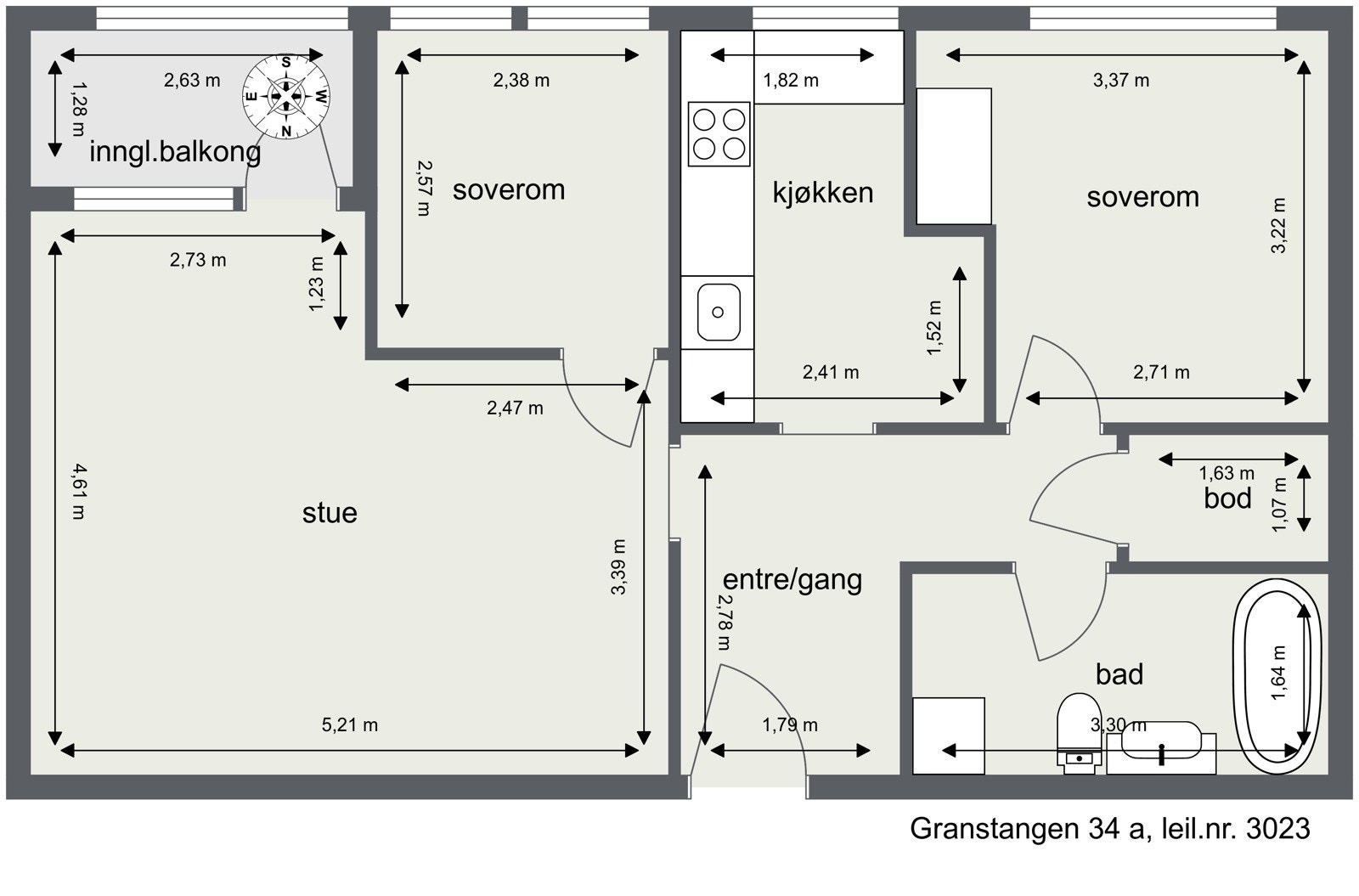 Plantegning Galleribilde