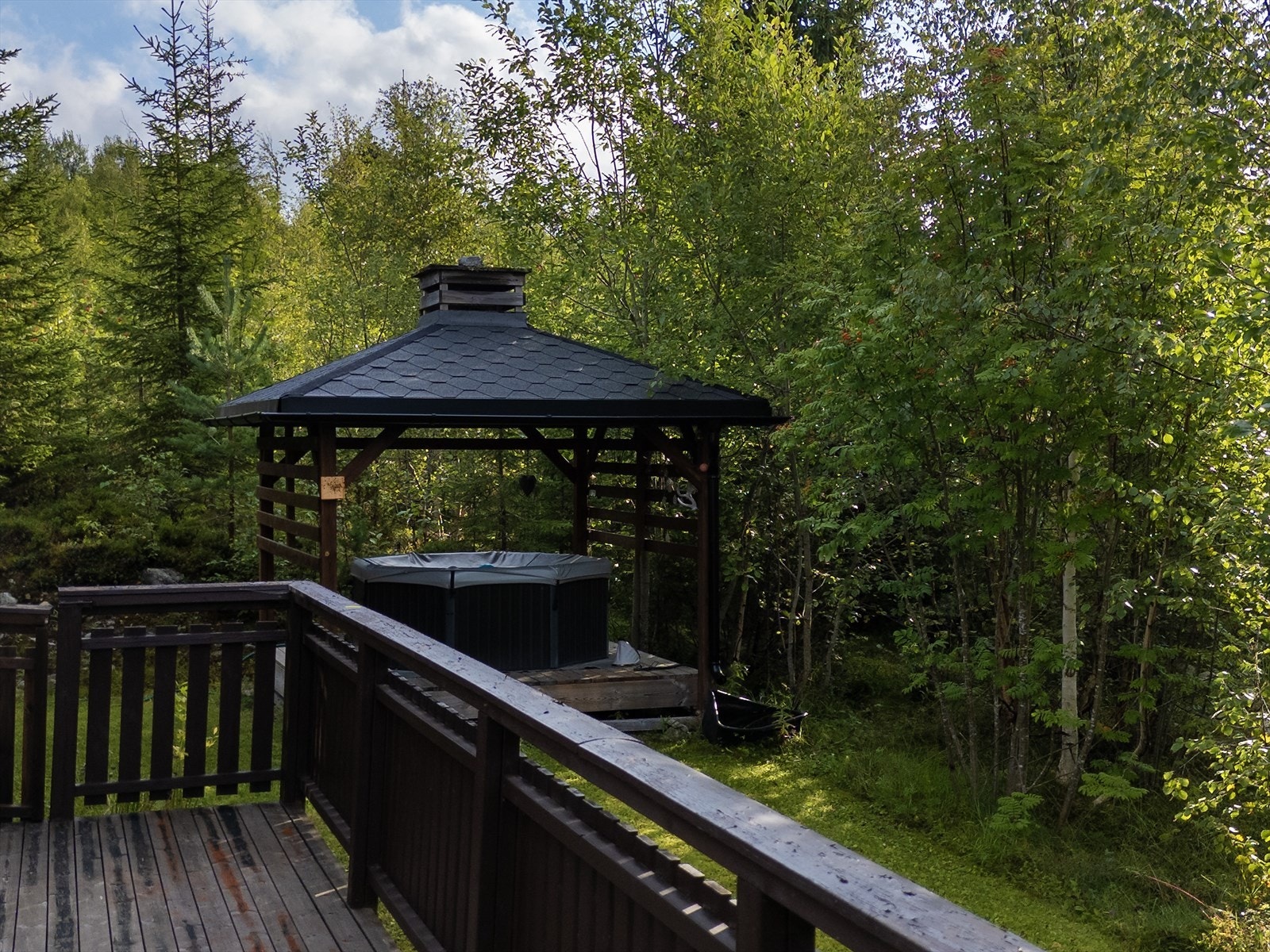 Skjermet veranda. Galleribilde