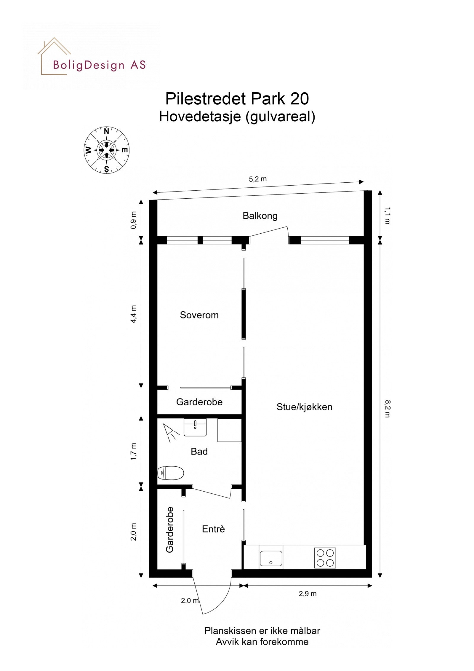 Plantegning. Galleribilde