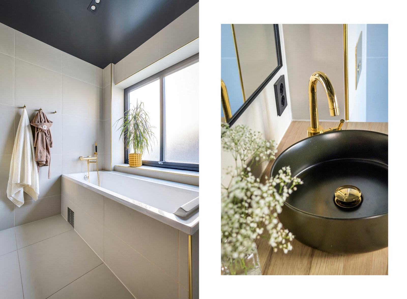 Det frittstående badekaret inviterer til avslapning. Galleribilde