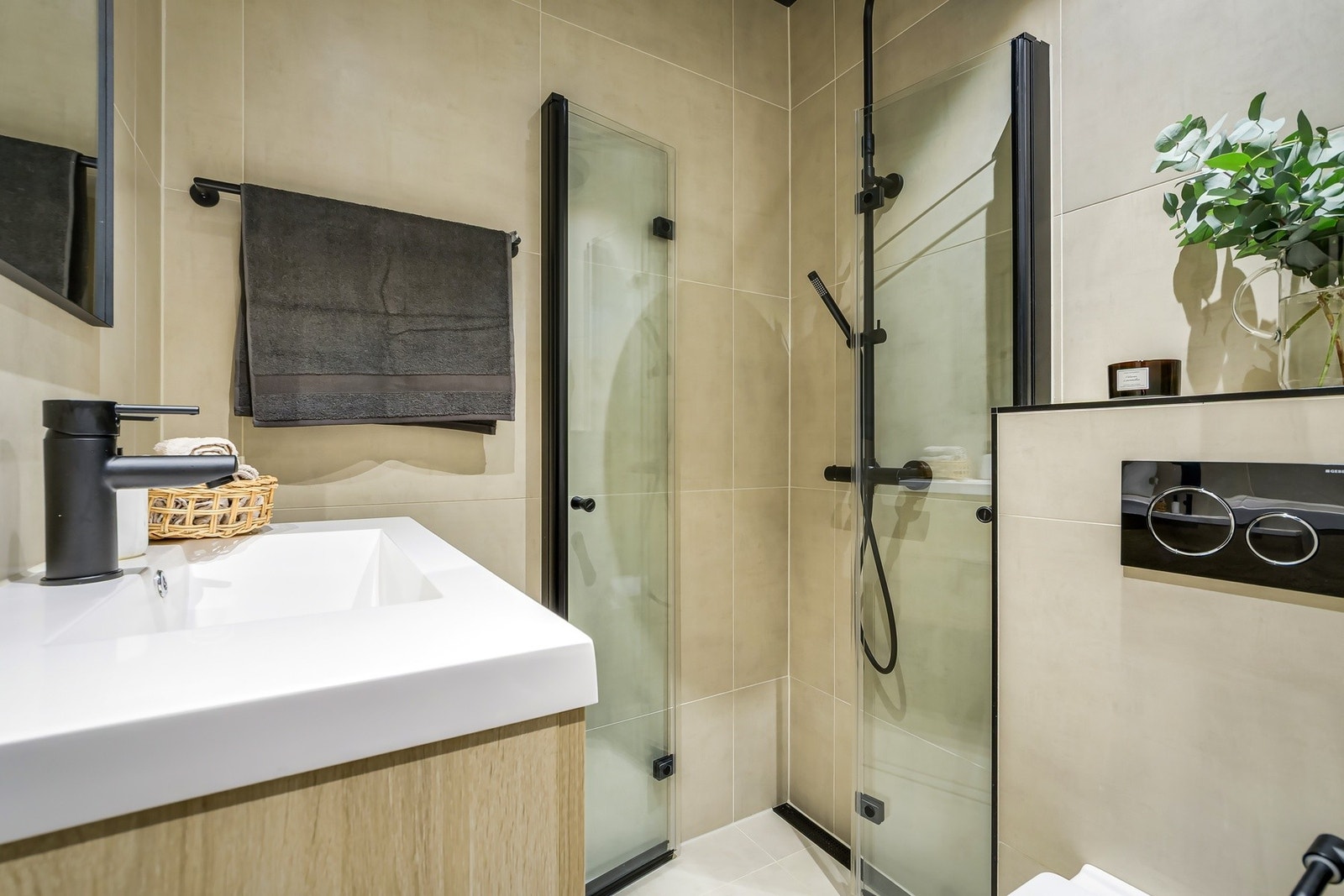 Rålekkert gjestebad fra 2019 med elektriske varmekabler. Galleribilde