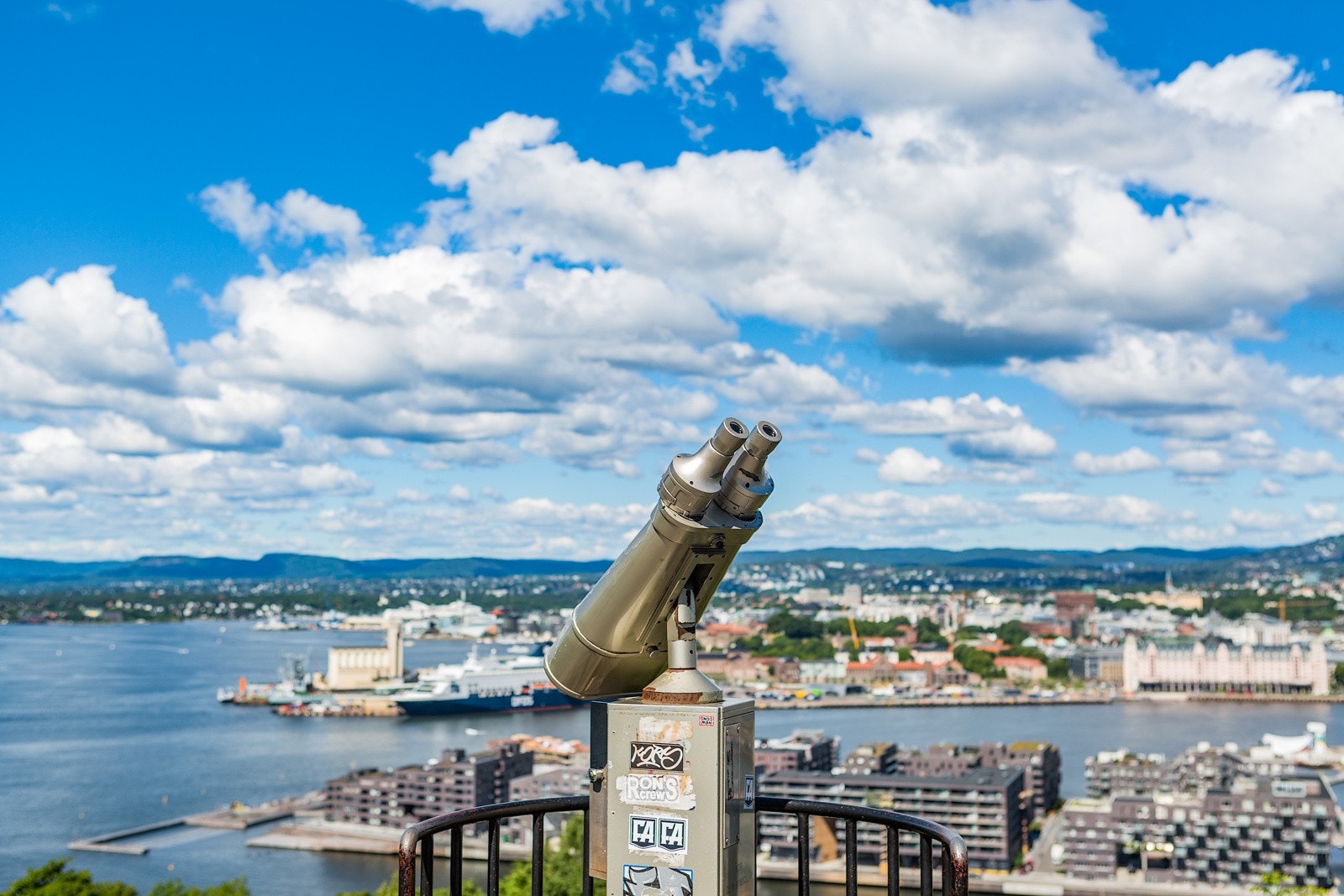Fra Ekebergparken har du utsikt "over hele oslo" Galleribilde
