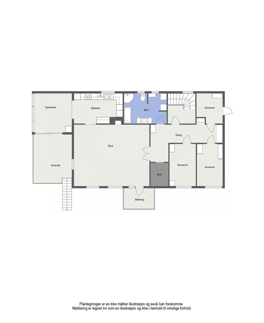 Planskisse 2. etasje Galleribilde