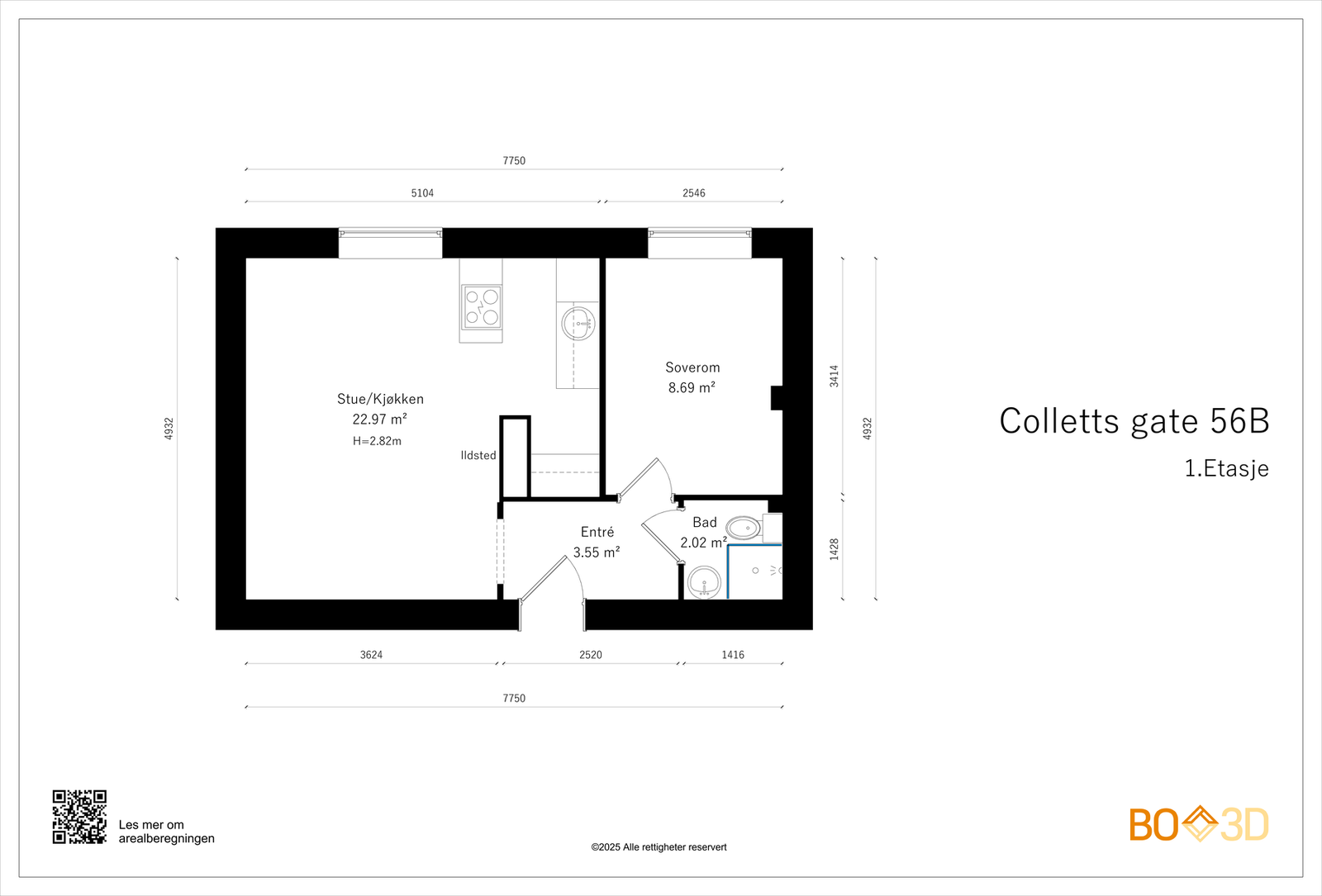 Plantegning. Galleribilde