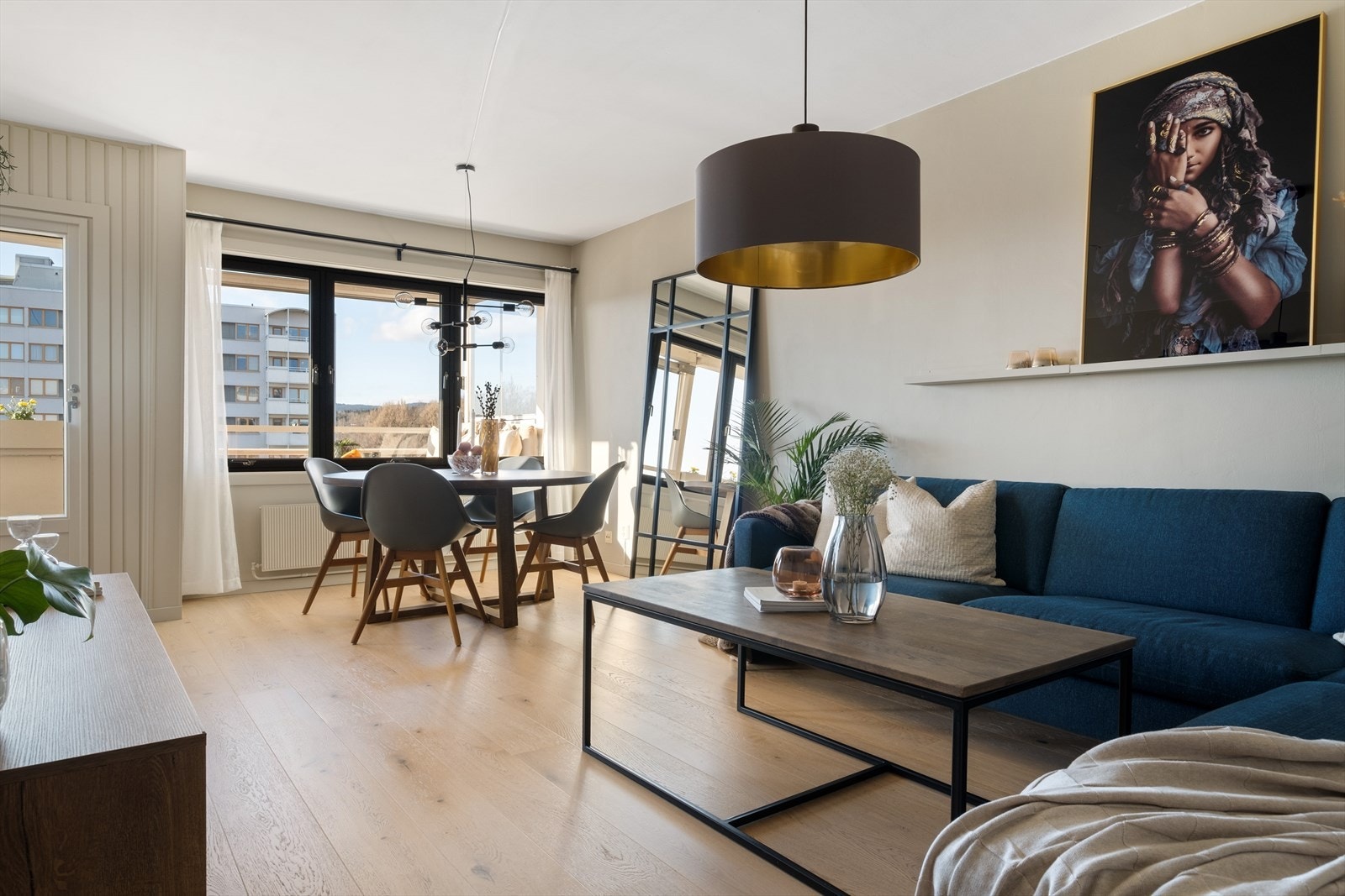 - Varmtvann, fyring, kabel-TV og internett inkludert i felleskostnader - Galleribilde