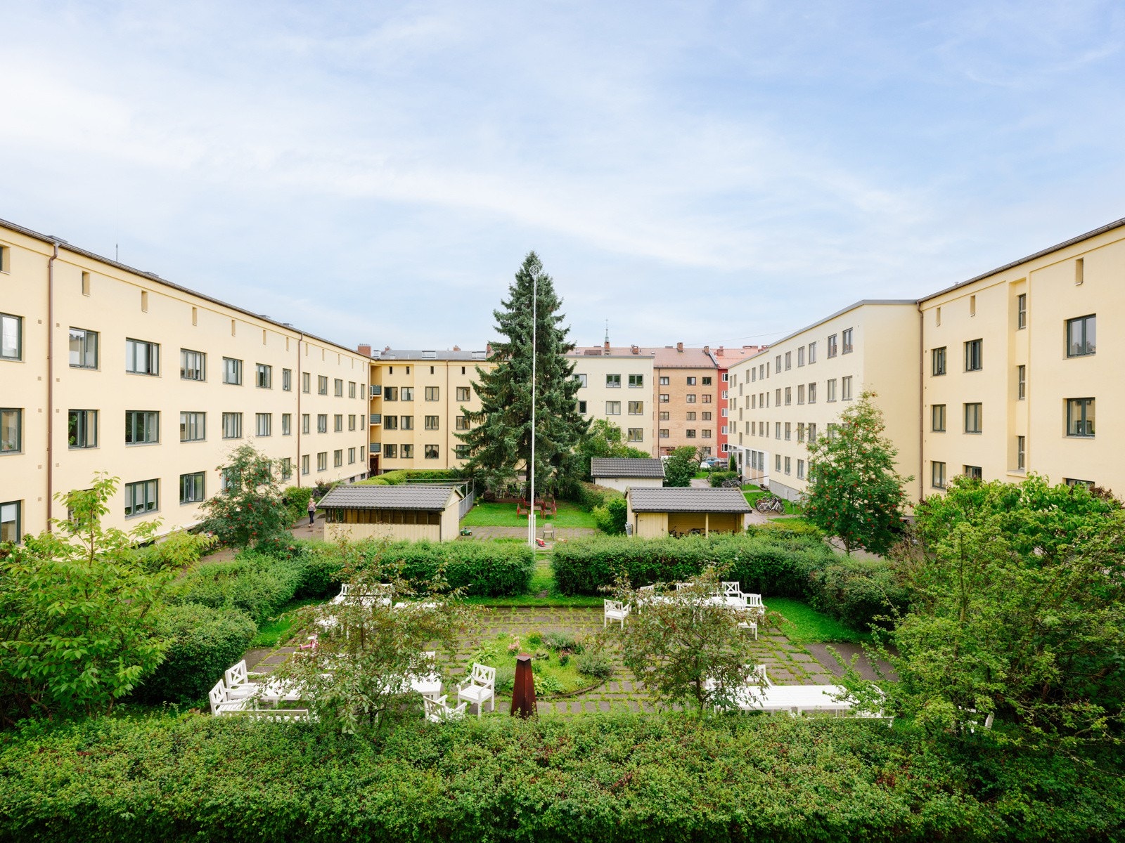 Et flott sted å nyte late sommerdager. (arkivbilde) Galleribilde