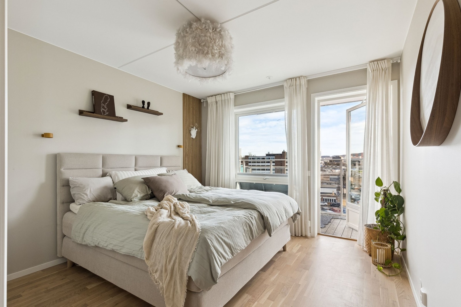 Leiligheten har to soverom med god størrelse. Galleribilde