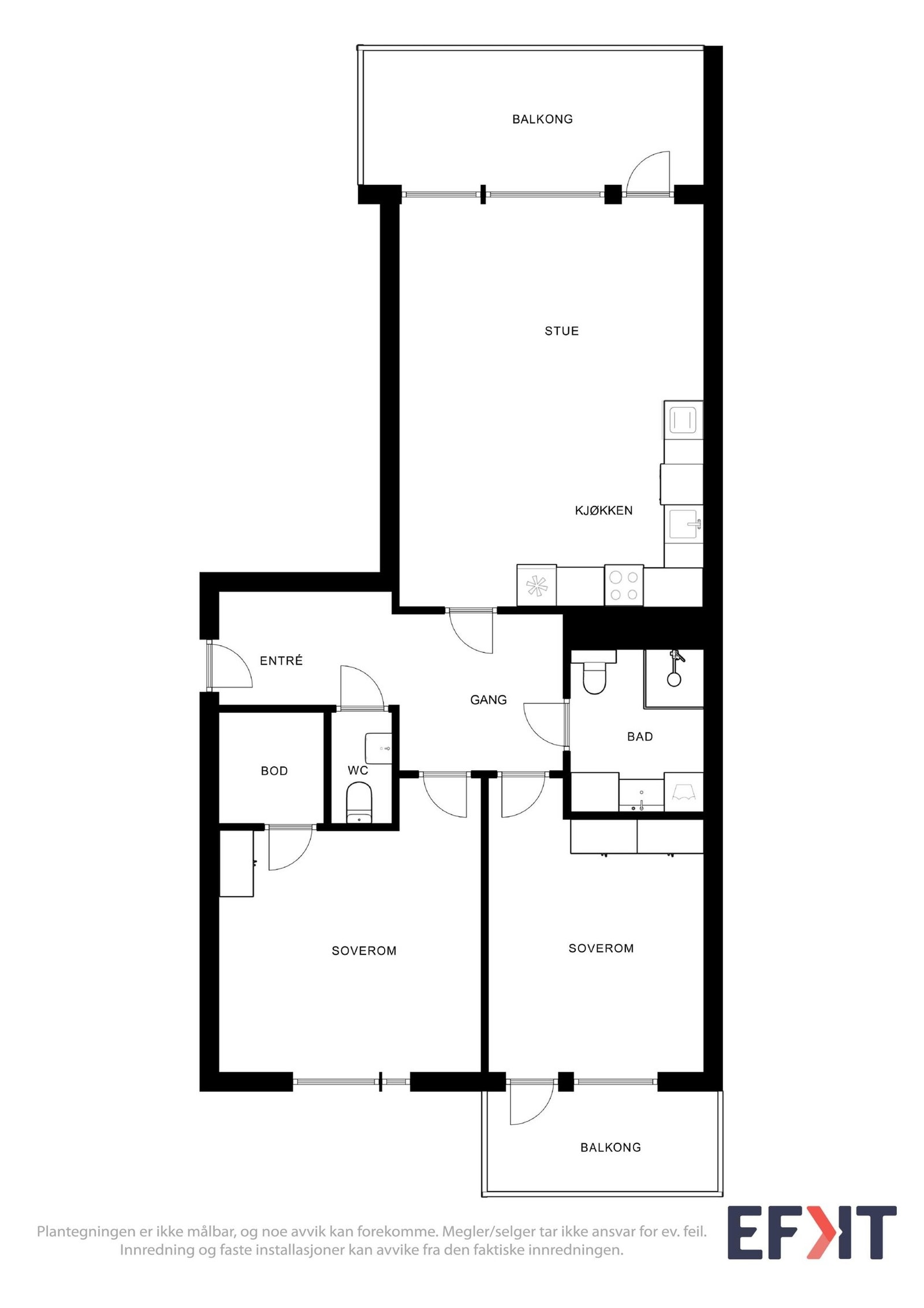 Planløsning. Galleribilde