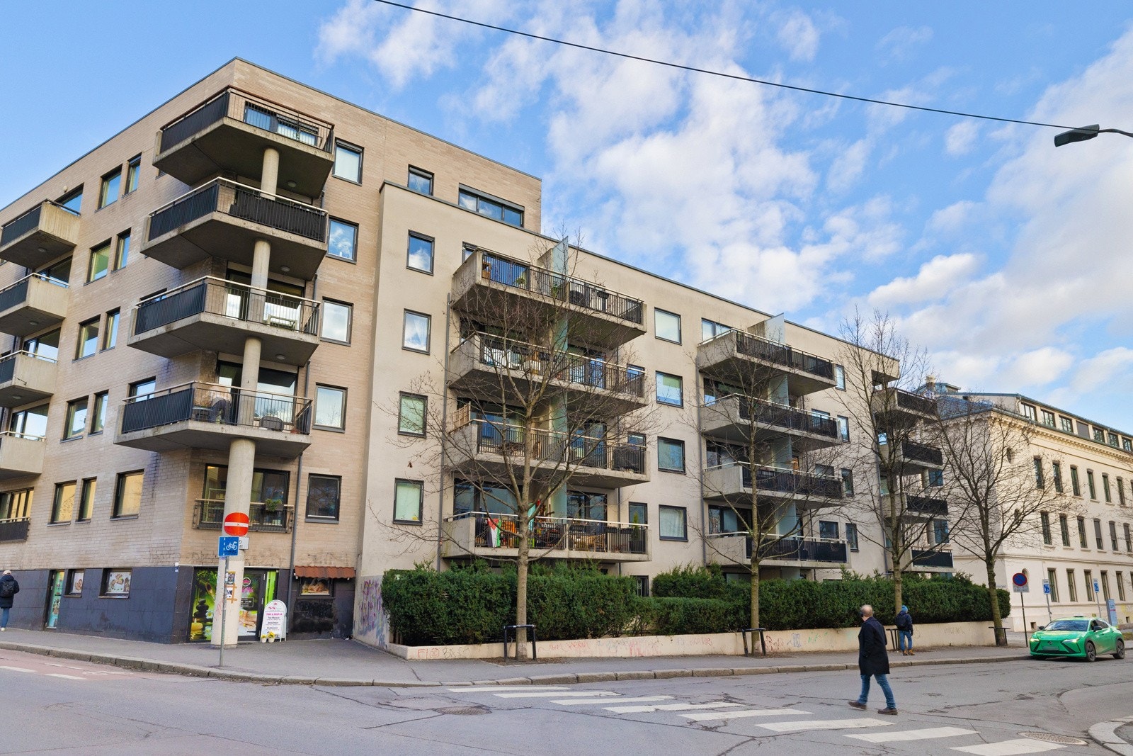 Fasade - velkommen til et hyggelig nabolag. Galleribilde