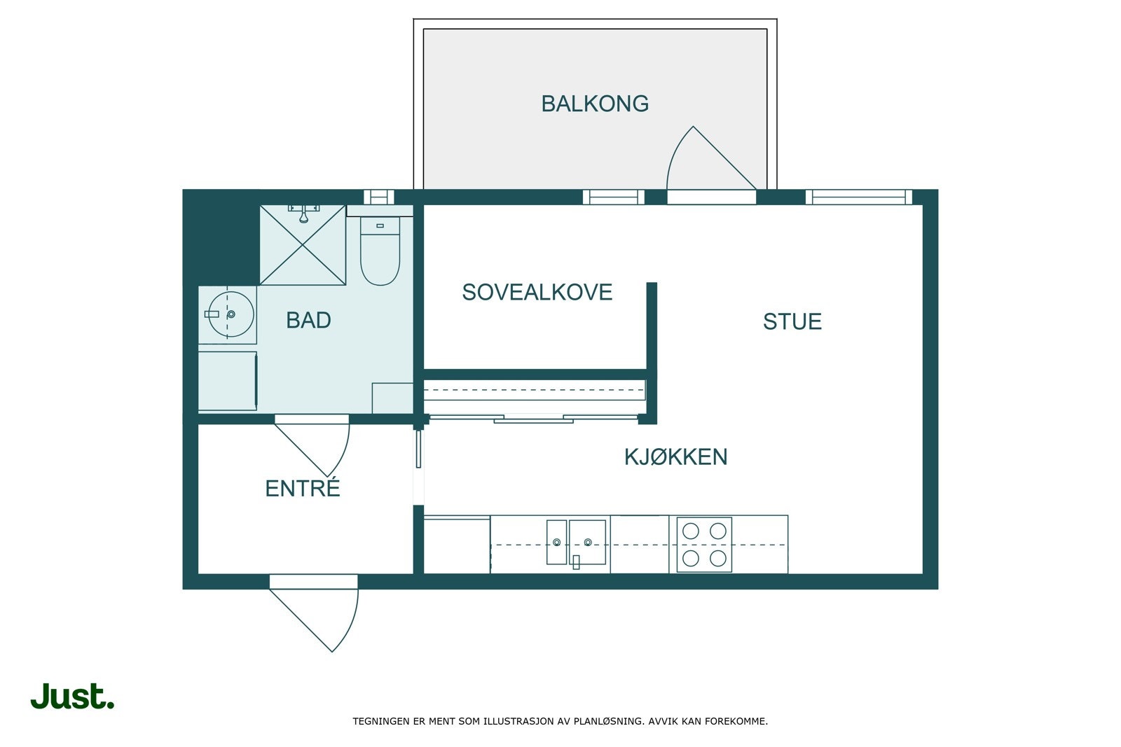 Planskisse. Galleribilde