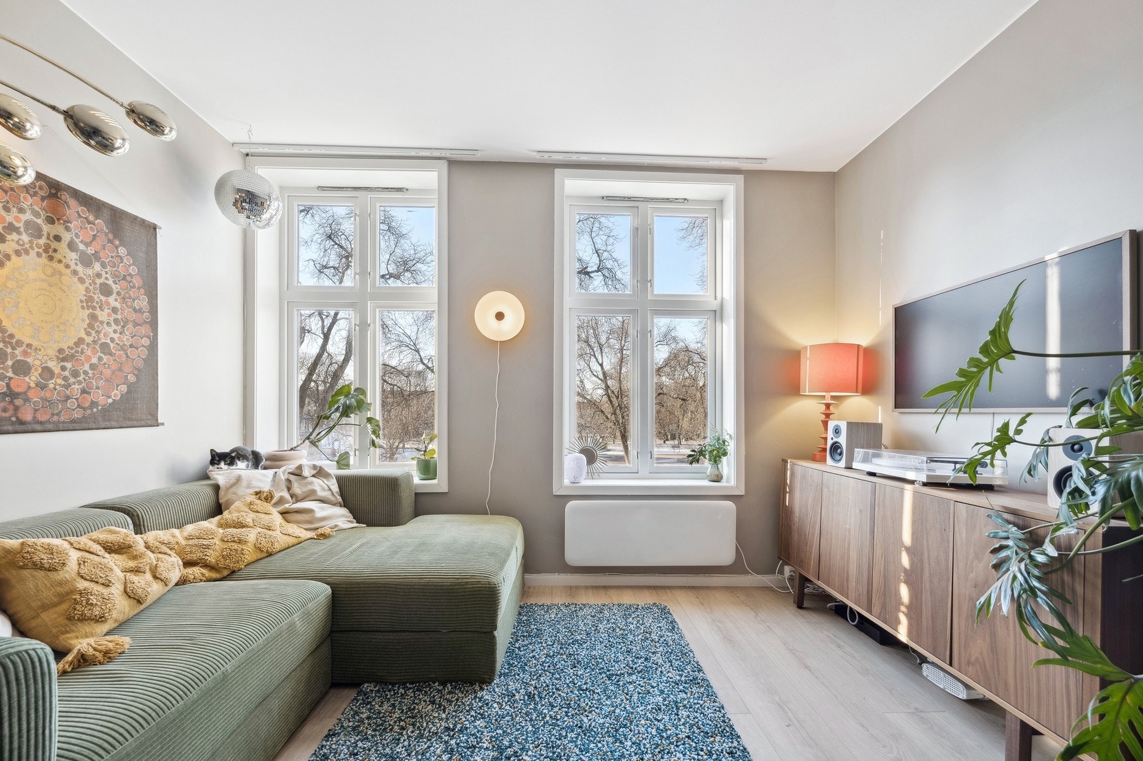 Forslag til møblering av stue. Galleribilde