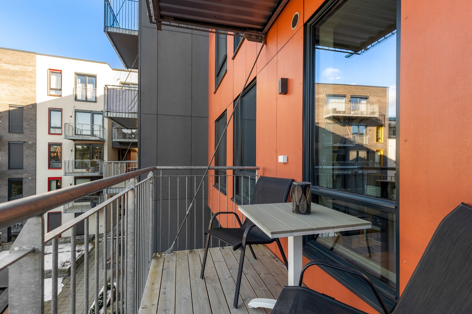 Nordøstvendt balkong på ca. 5 kvm Galleribilde