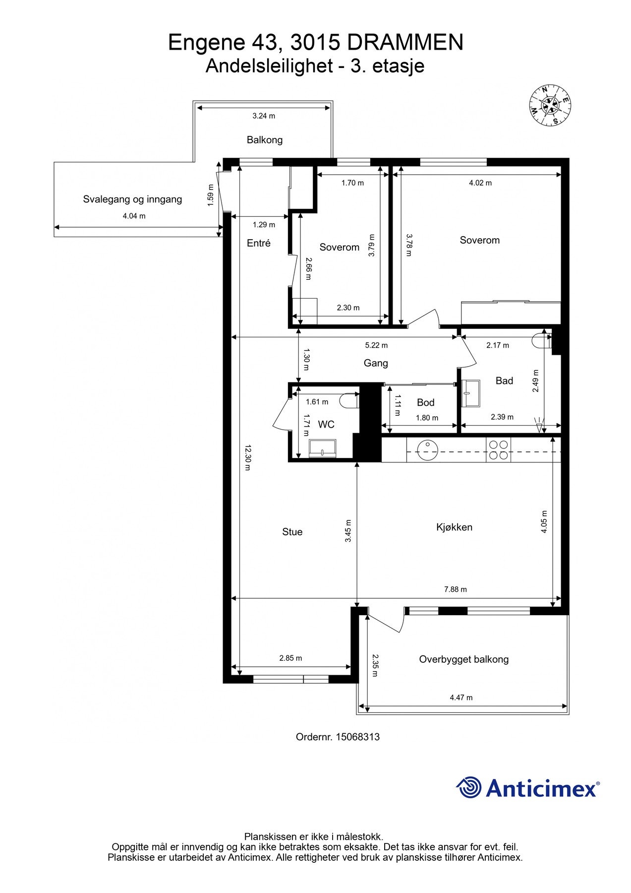 Plantegning Galleribilde