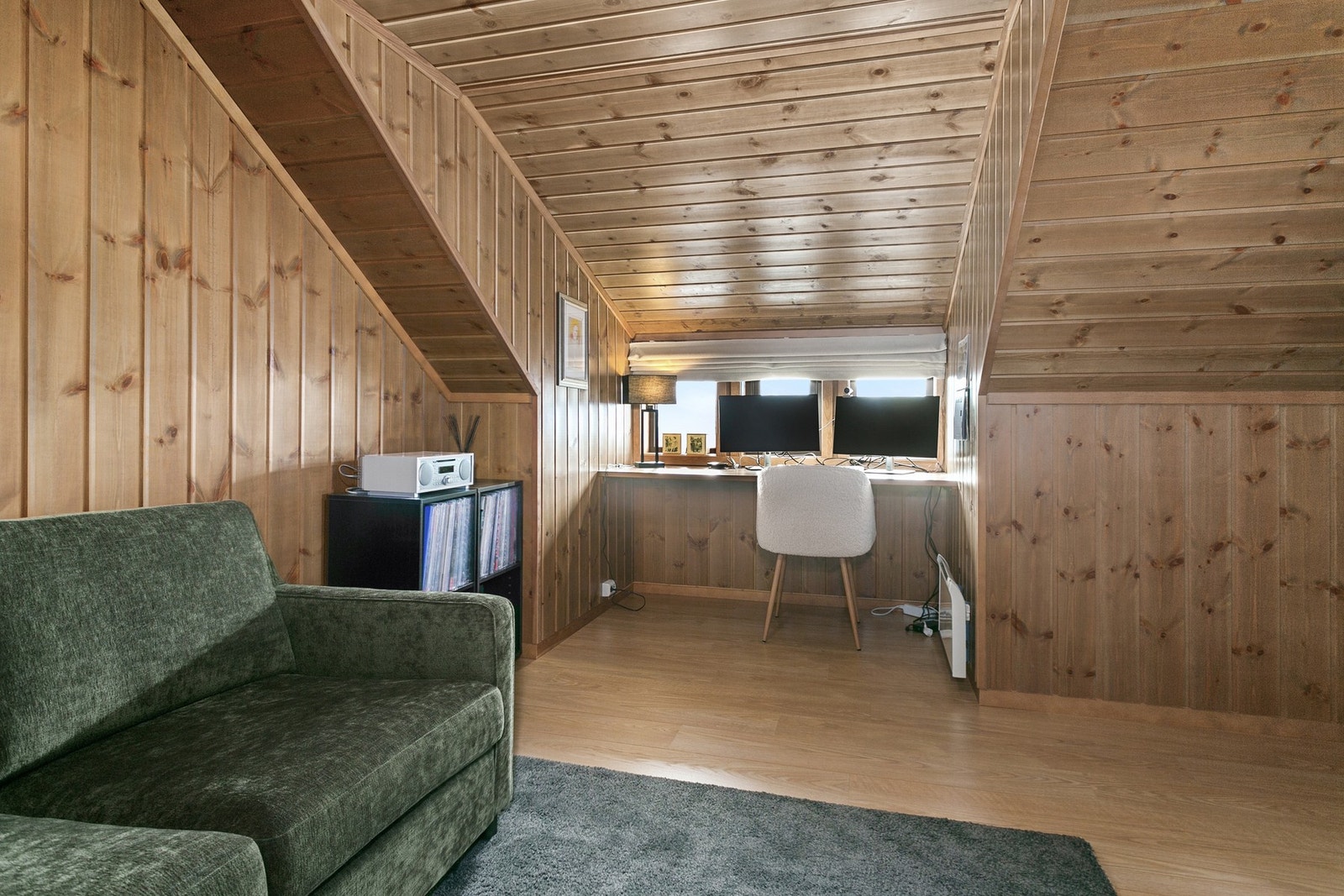 Loftstue. Galleribilde