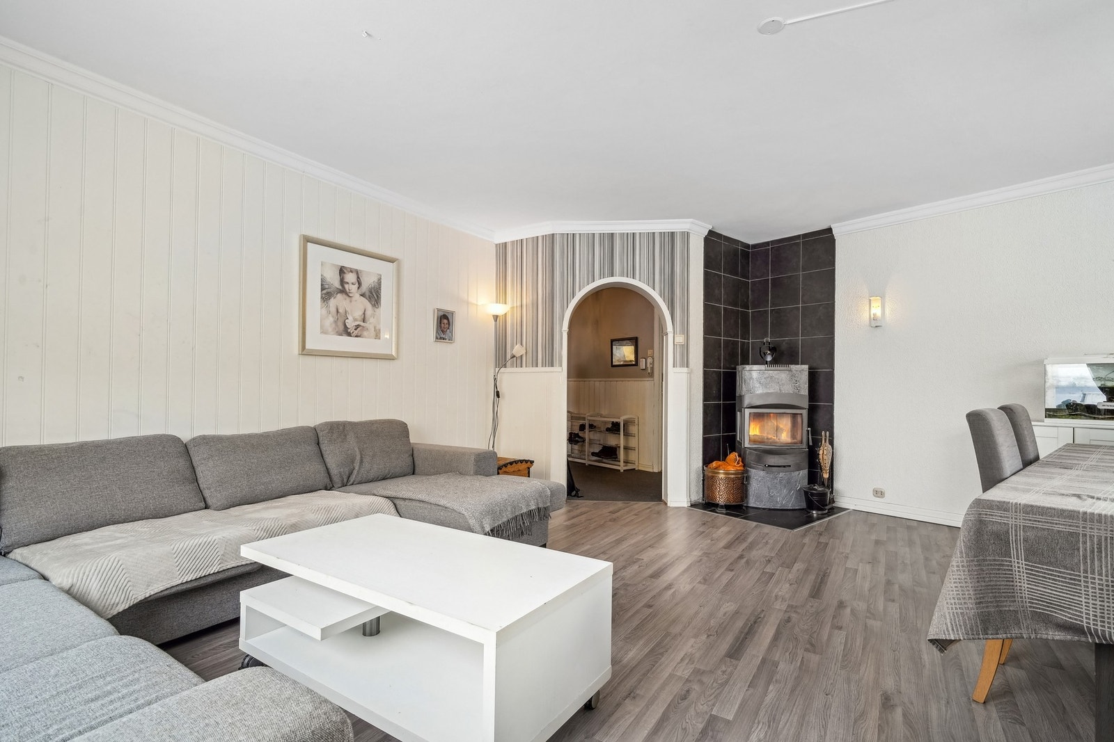 Legg merke til den flotte peisen Galleribilde