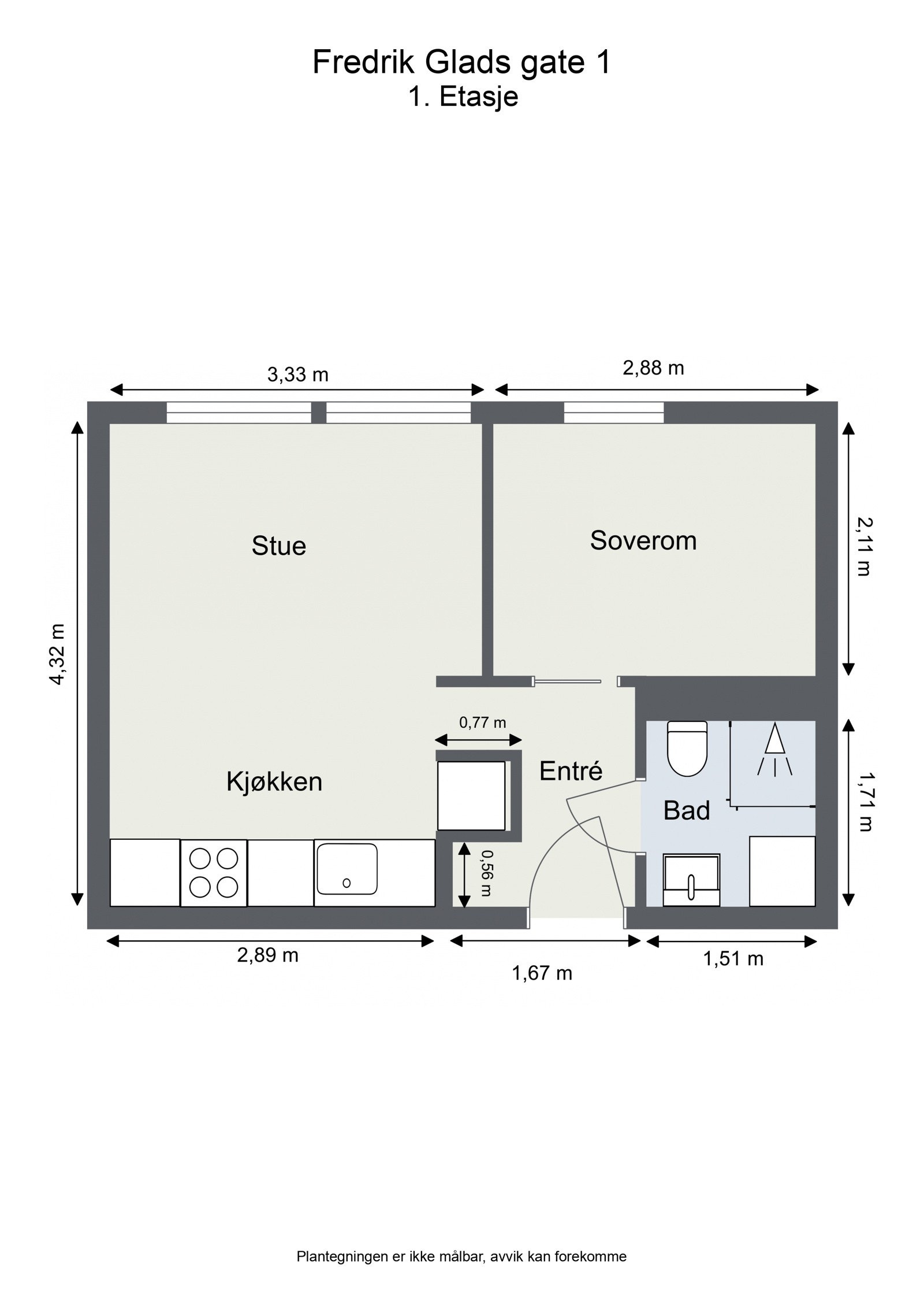 God llanløsning for en liten leilighet Galleribilde