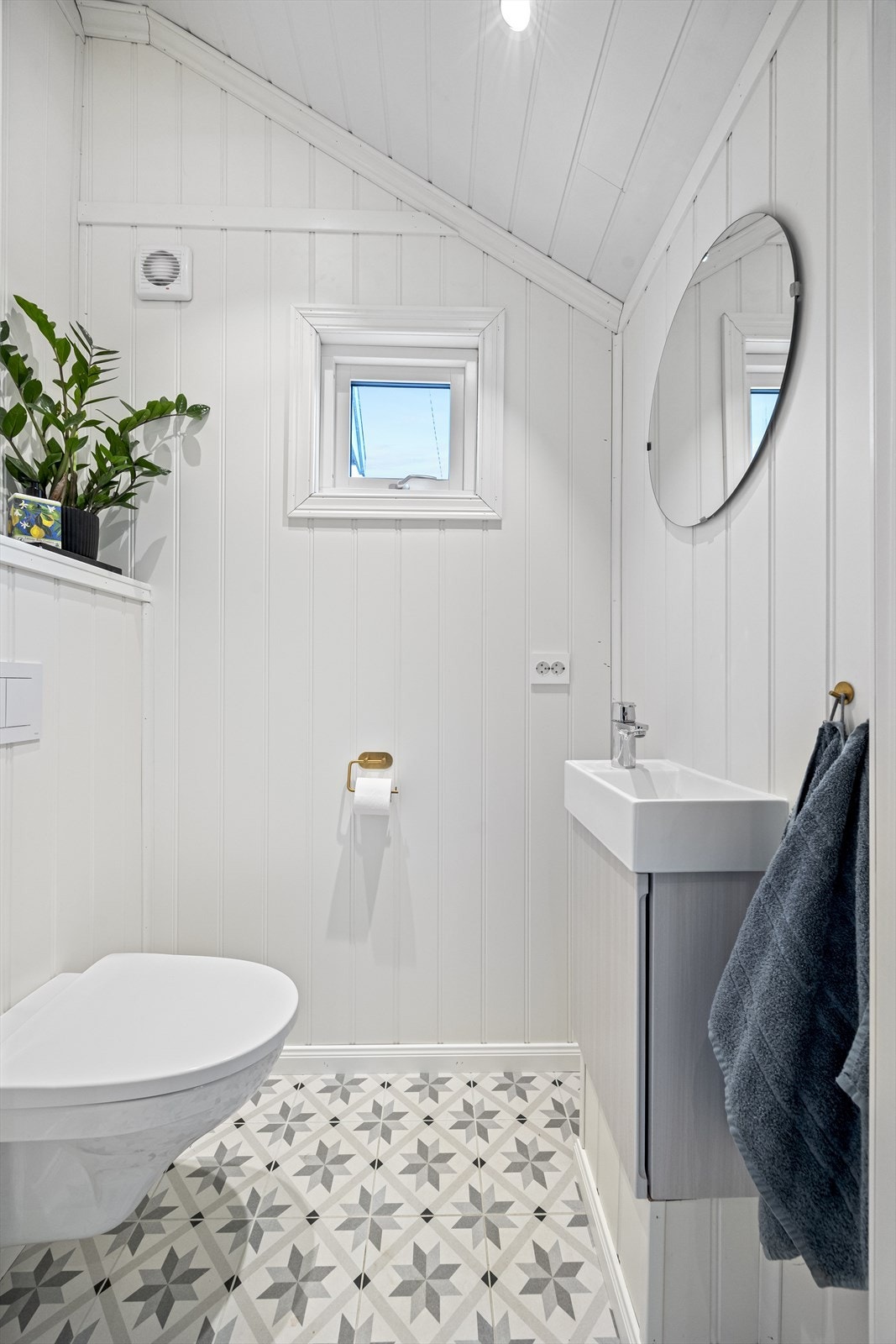 Ekstra toalettrom som ble etablert i 2022 i 1. etasje Galleribilde