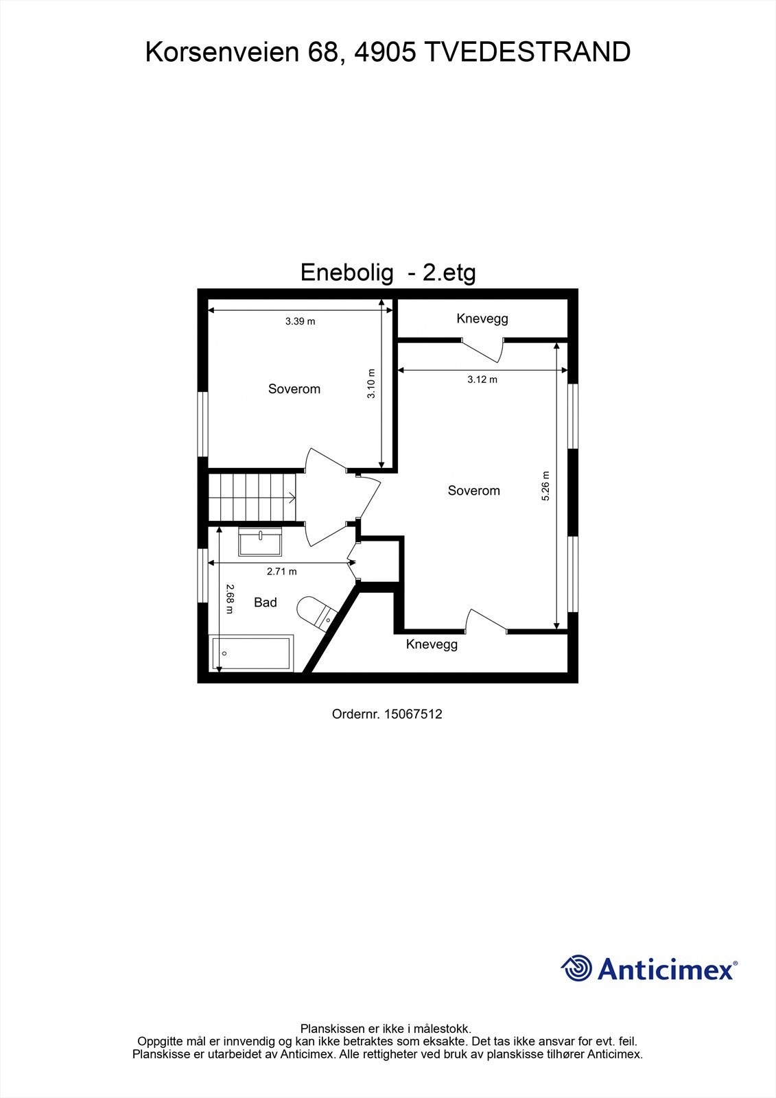 Plantegning 2.etasje Galleribilde